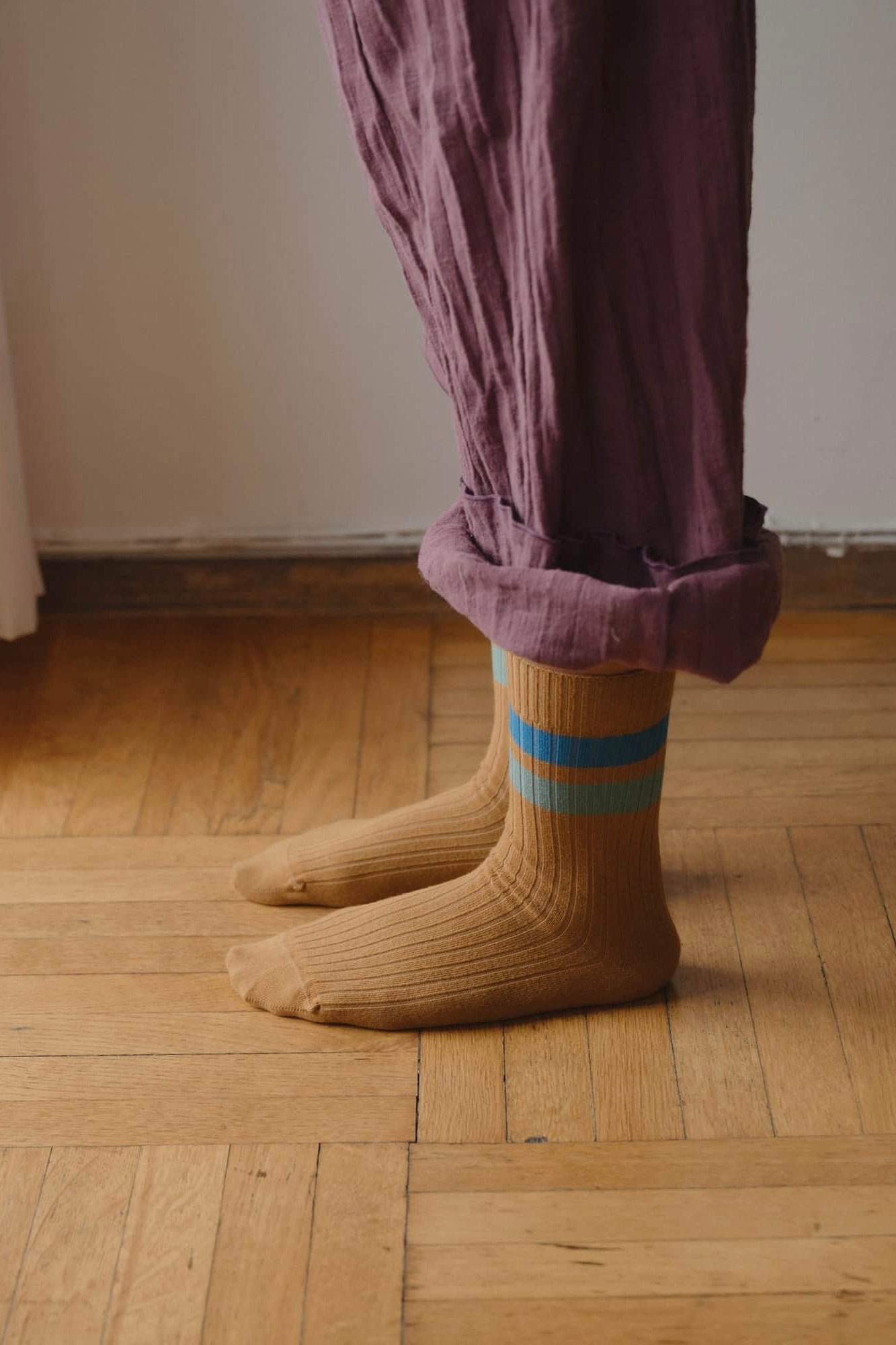 Baserange Race Overankle Sock / Silva Brown