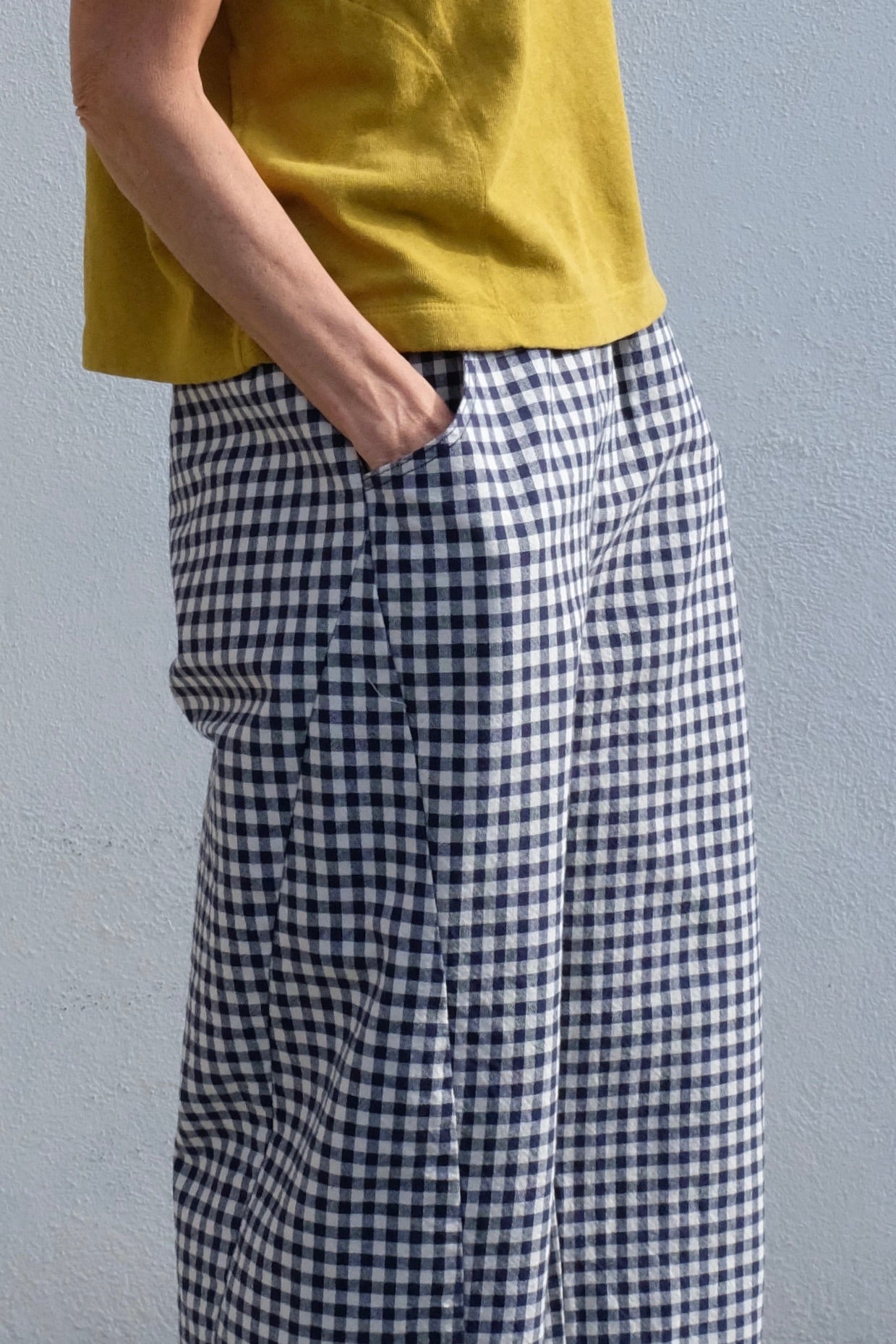 Le Bon Shoppe Arc Pant / Navy Gingham