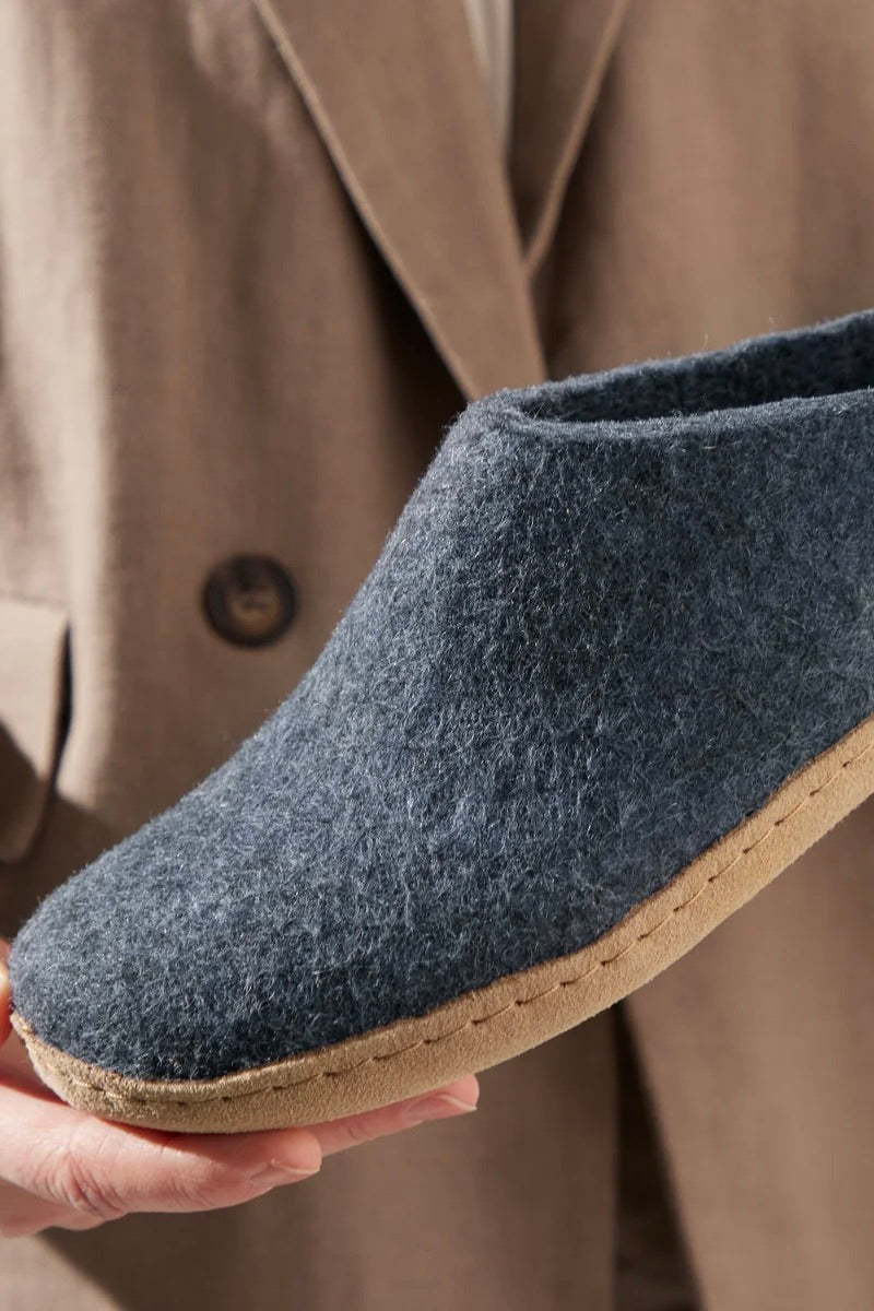 Slip-On Leather Sole / Denim