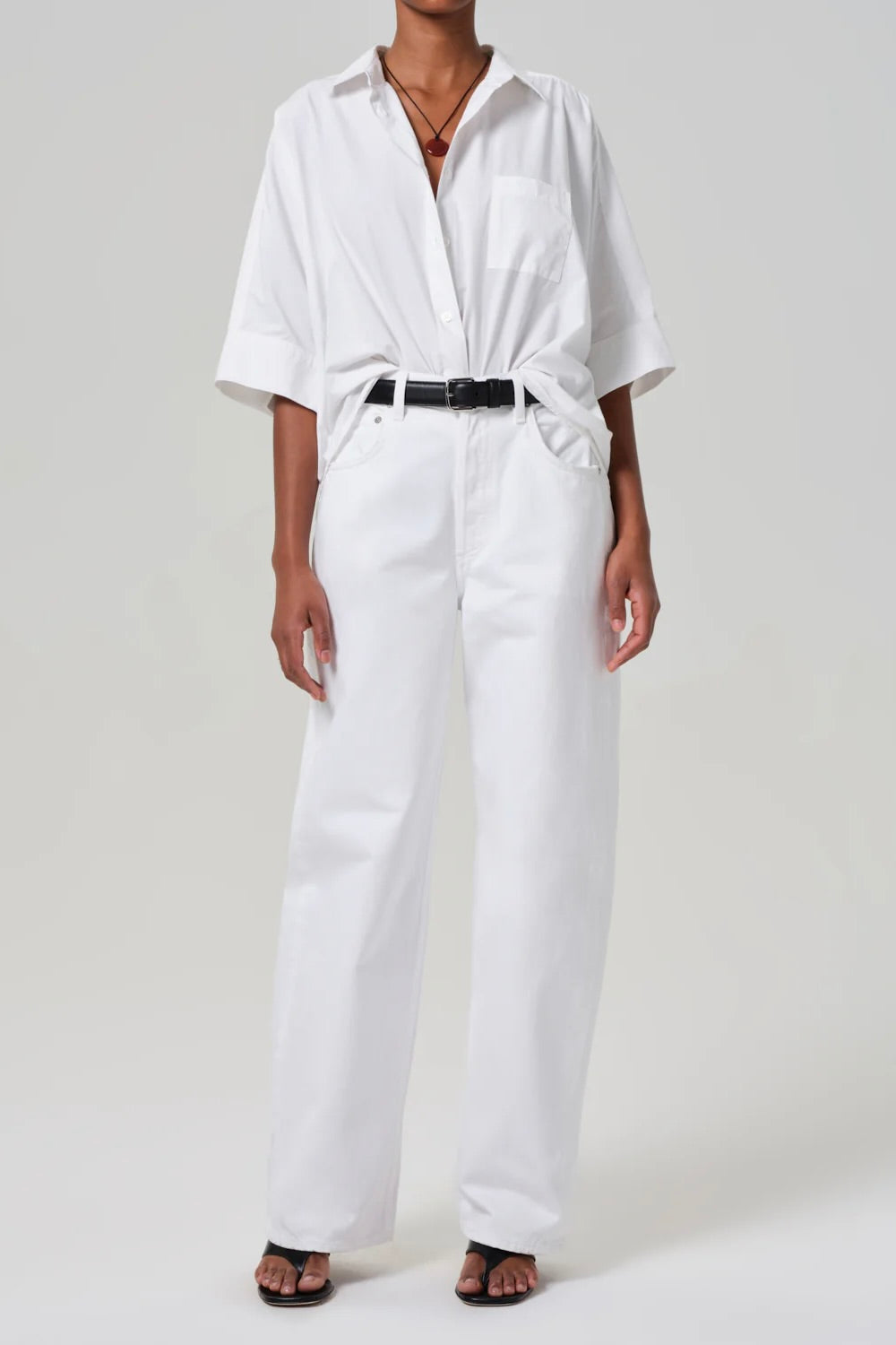 Citizens of Humanity Claire Origami Shirt / Optic White