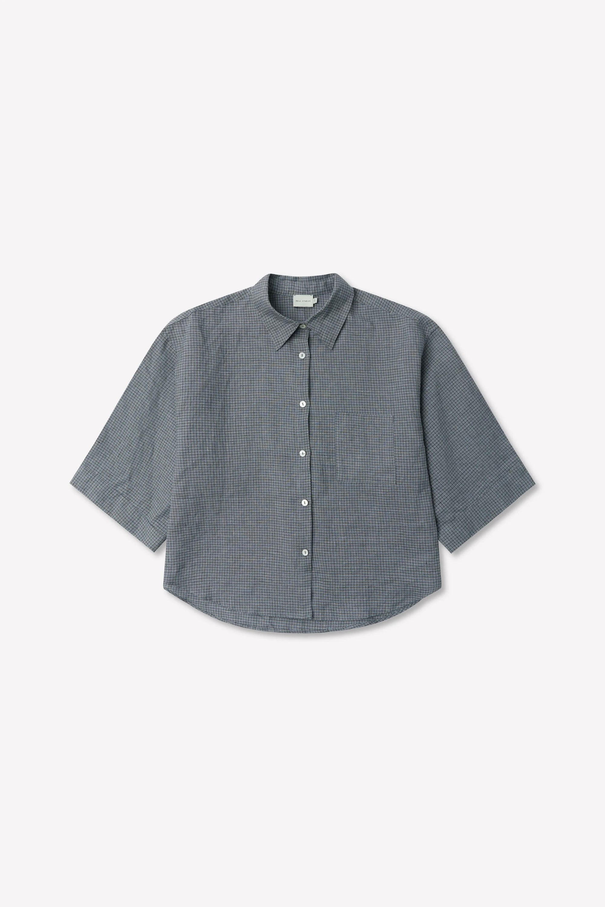 Deiji 03 Set / Indigo Check