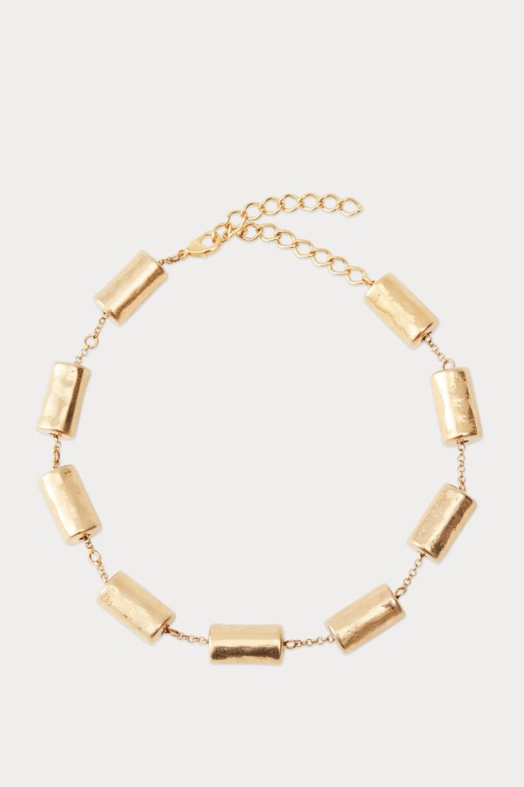 Bambu Necklace / Vintage Gold