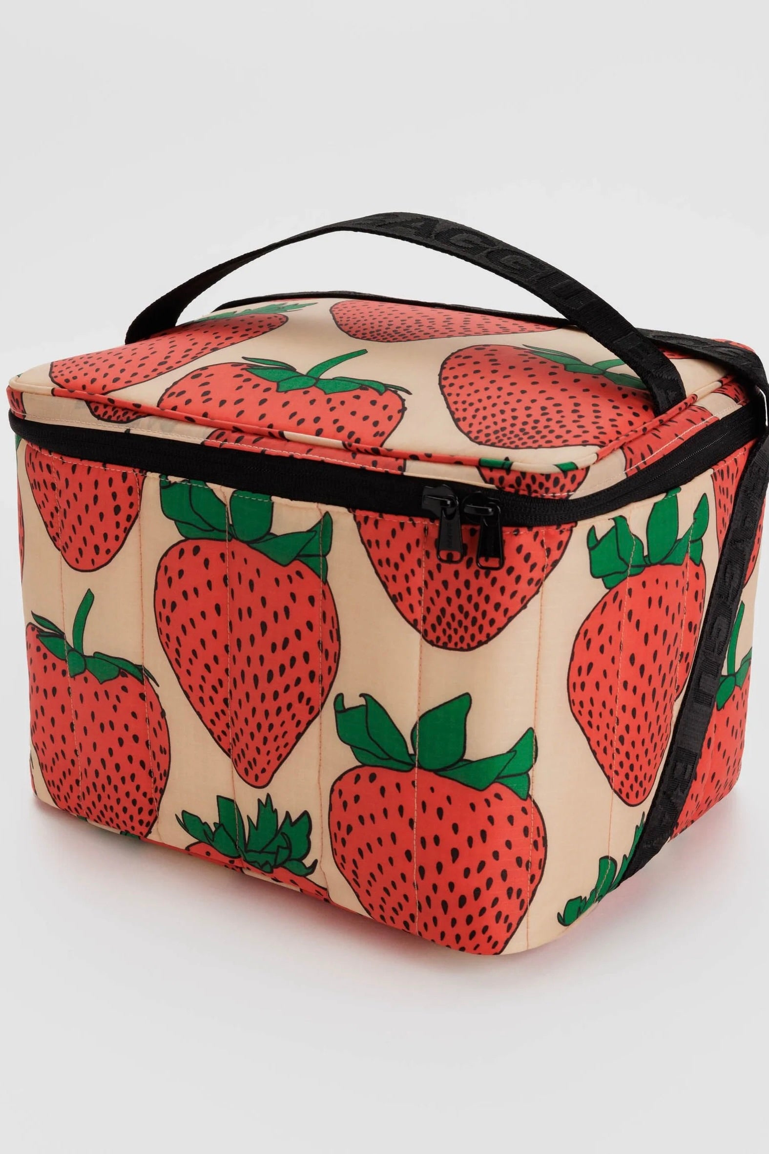 Baggu Puffy Cooler Bag / Strawberry