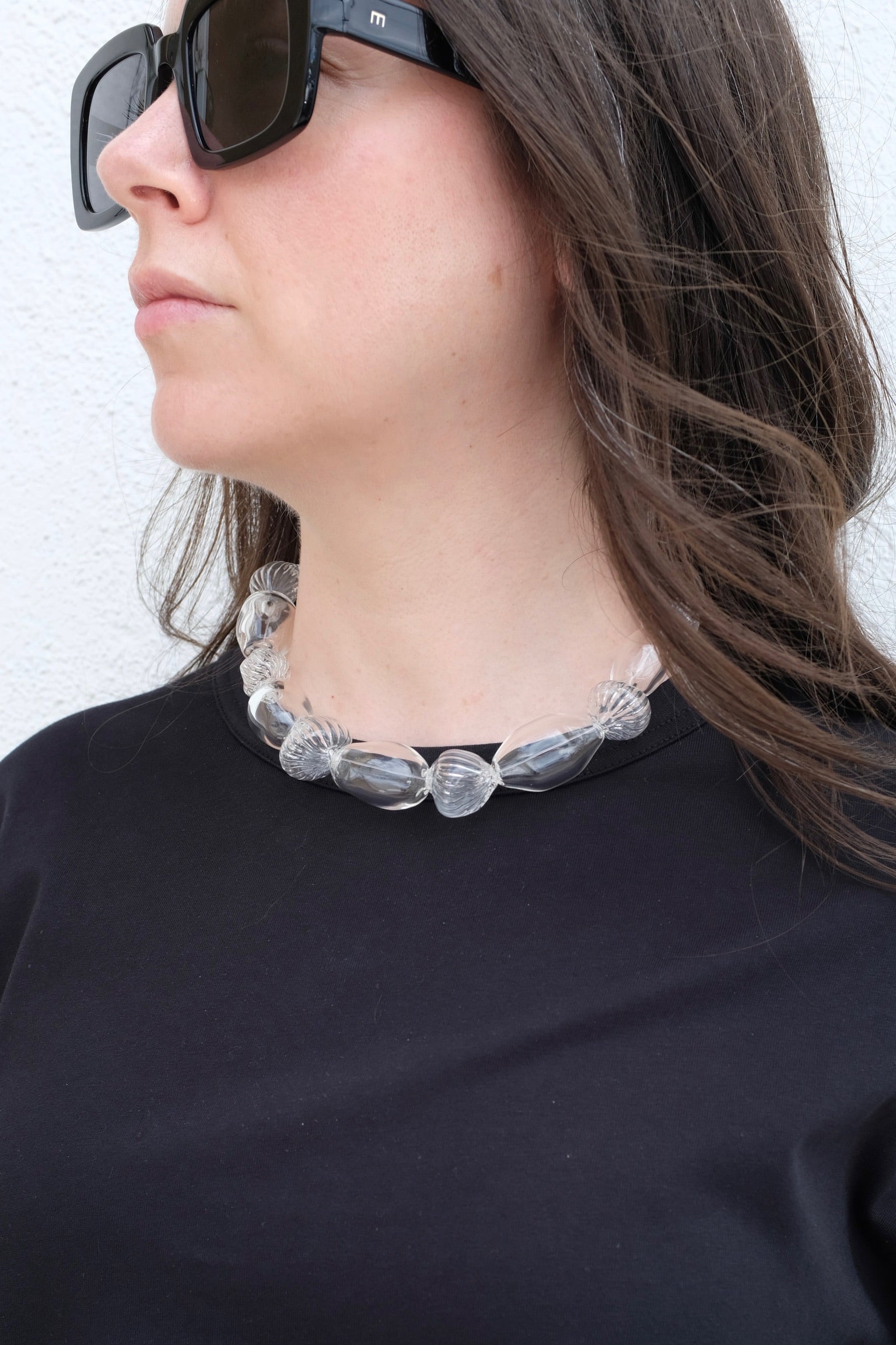 Levens Maxi Bubble Necklace / Clear