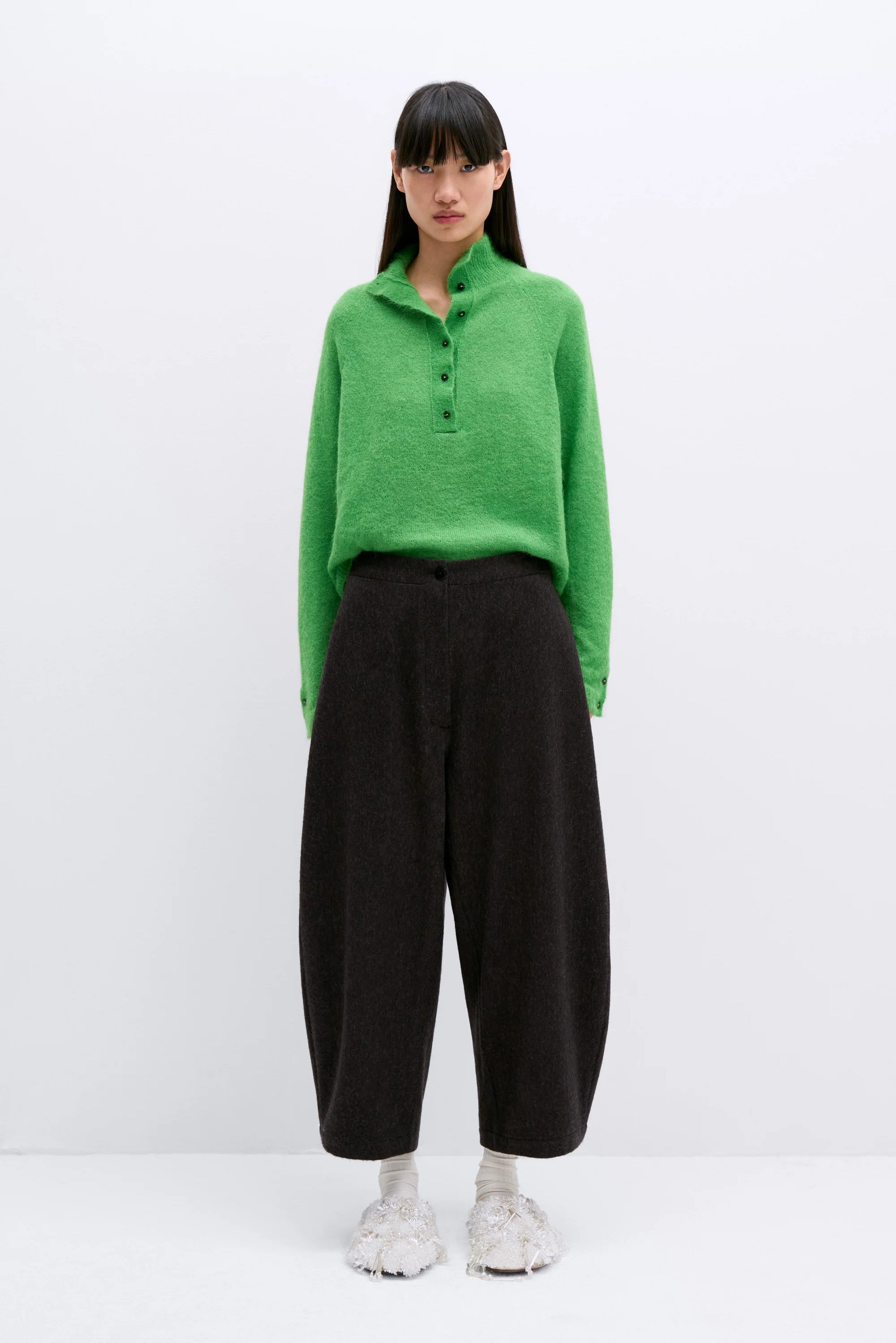 Cordera Suri Polo Sweater / Bright Green