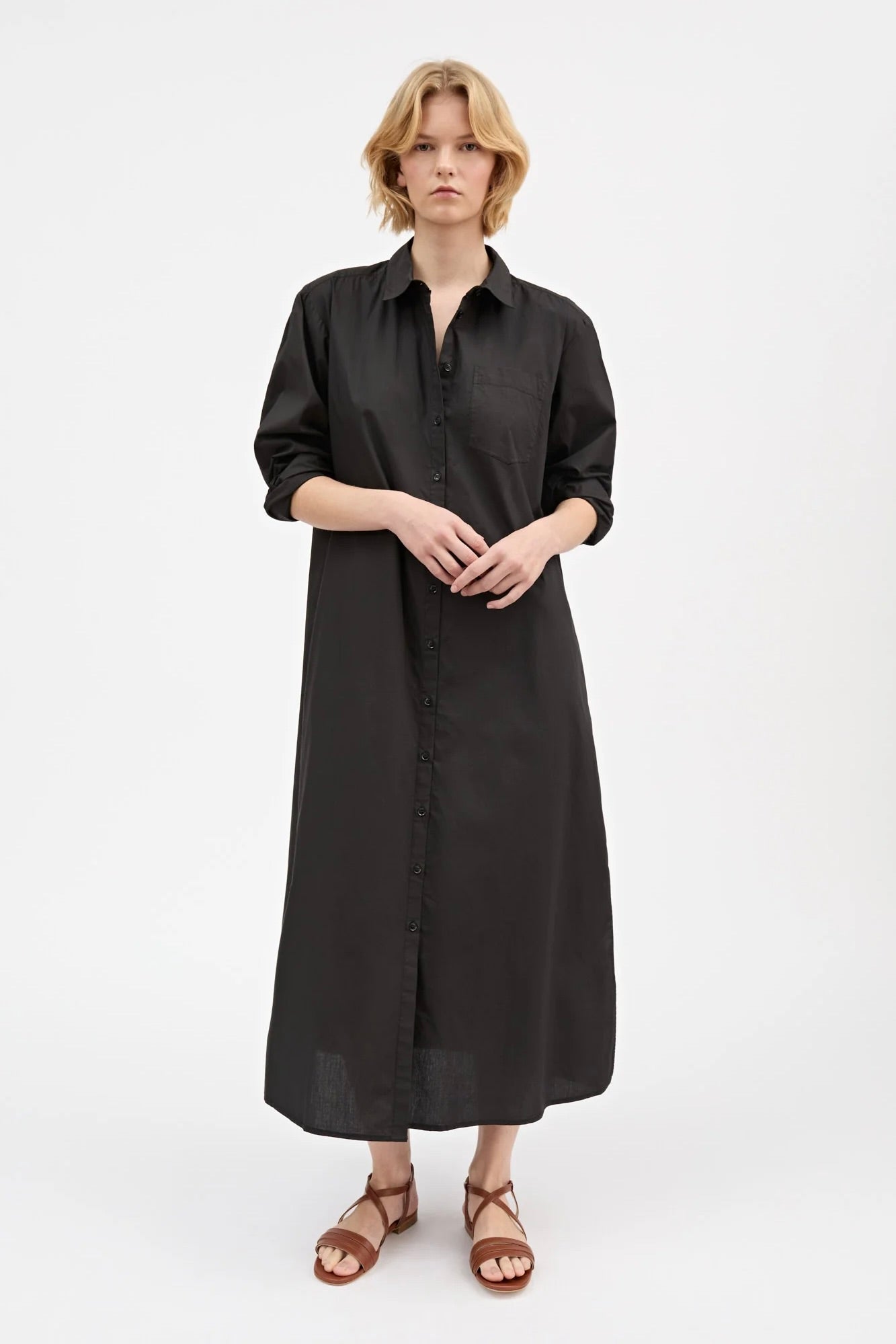 Leigh Shirtdress / Black