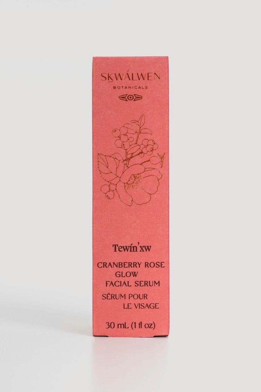 Skwalwen Botanicals Tewin'xw Cranberry Rose Glow Serum