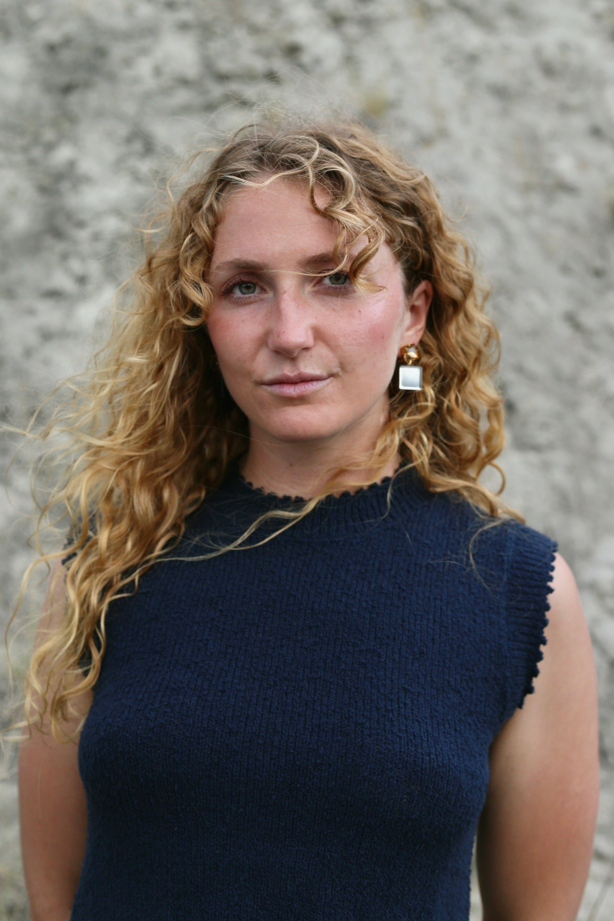 Rachel Comey Halstead Gem Earrings / Dove