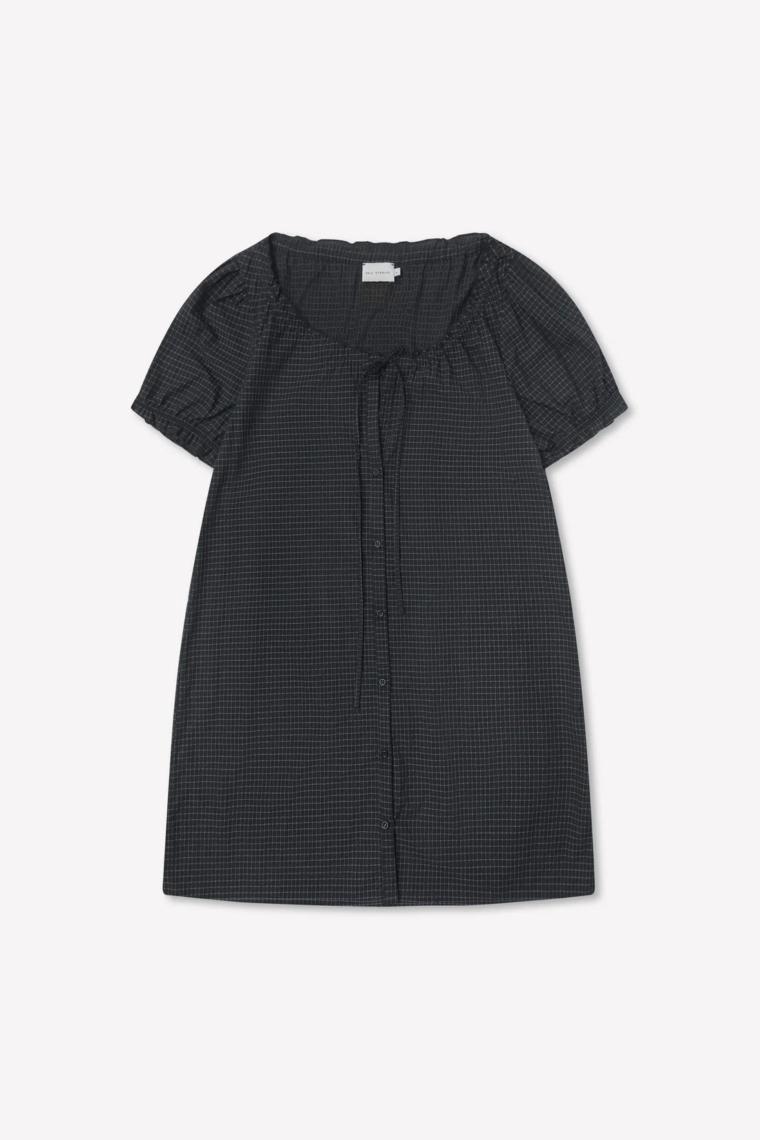 Buttoned Mini Dress / Monogrid