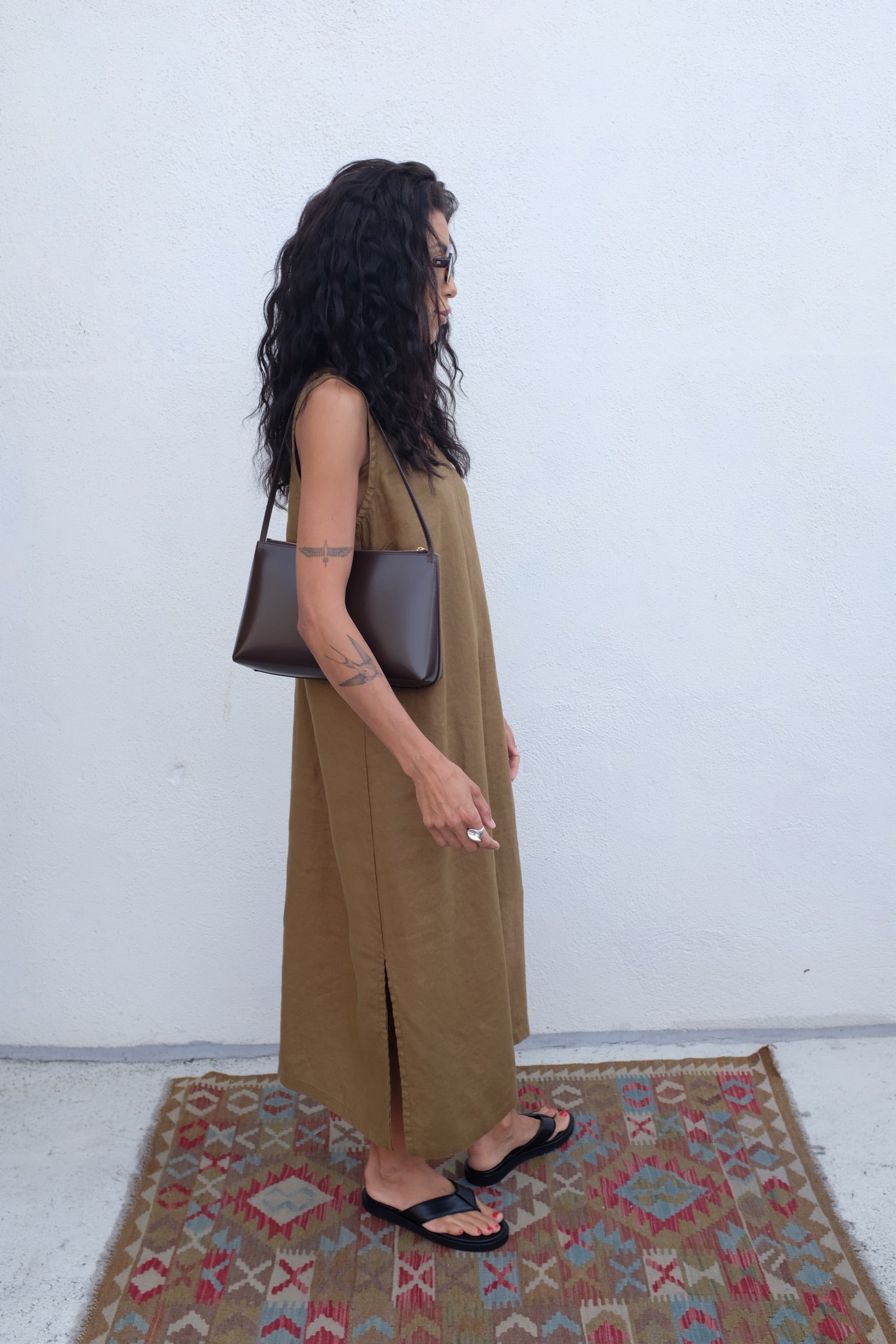 Moss Grey Vera Dress / Kalamata