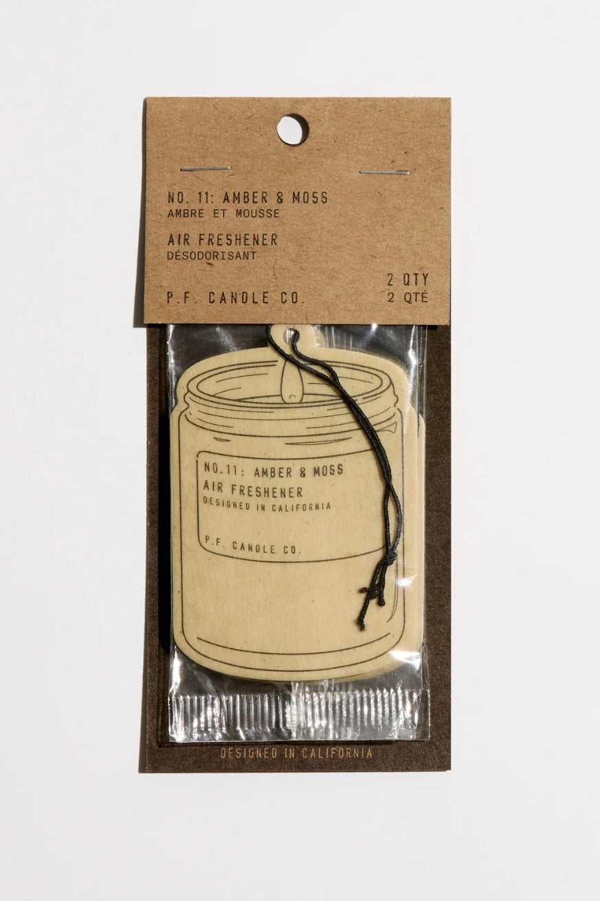 PF Candle Co Car Fragrance / Amber & Moss