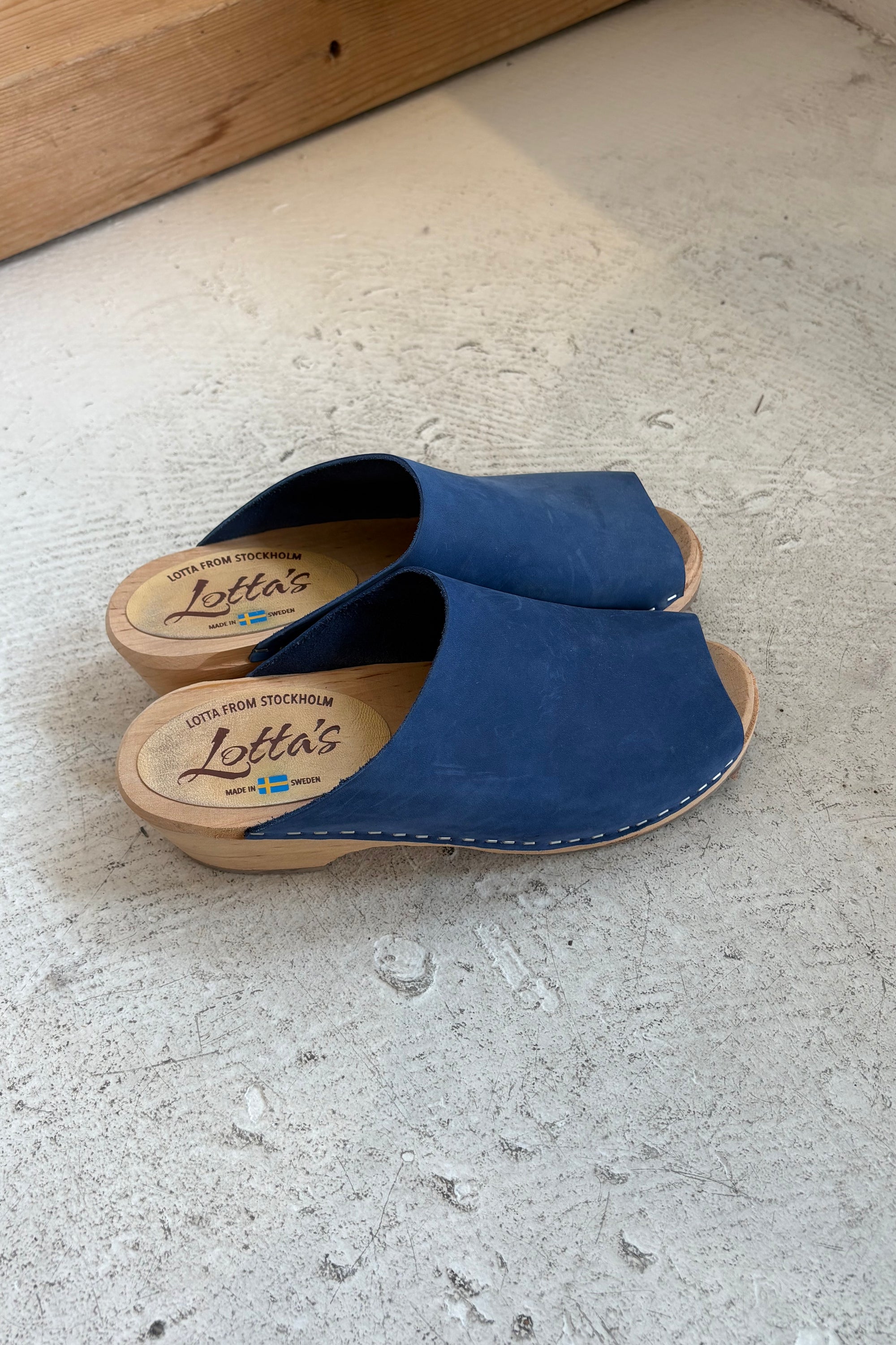 Pre-Loved Lotta's / Berit Low Open Clog / Lazuli / Sz 36