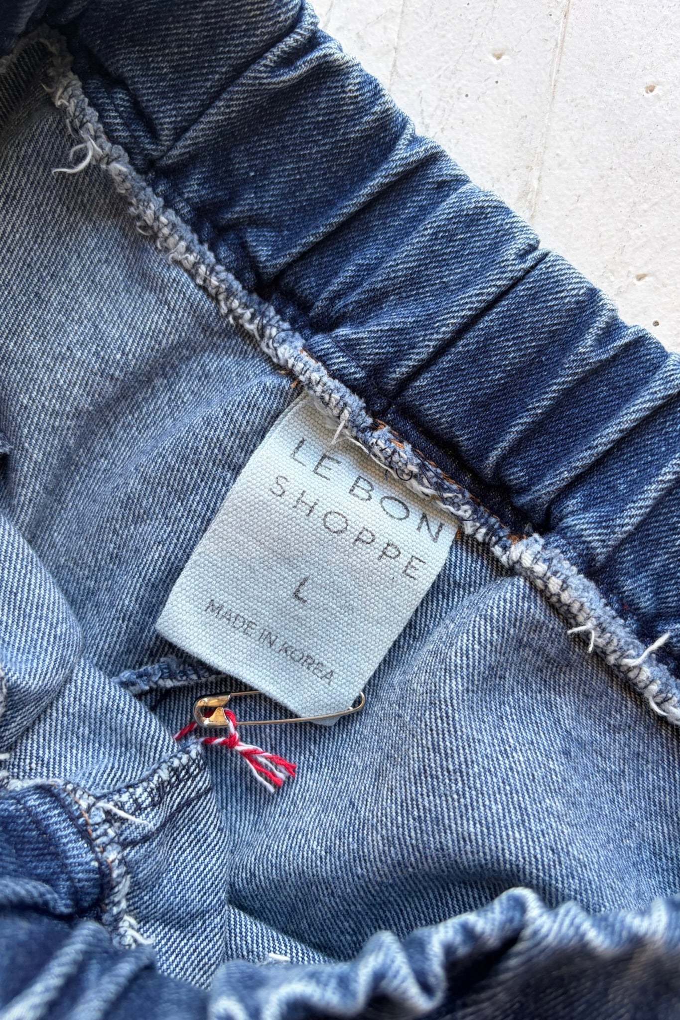 Pre-Loved / Le Bon Shoppe Arc Pant / Indigo Denim / L