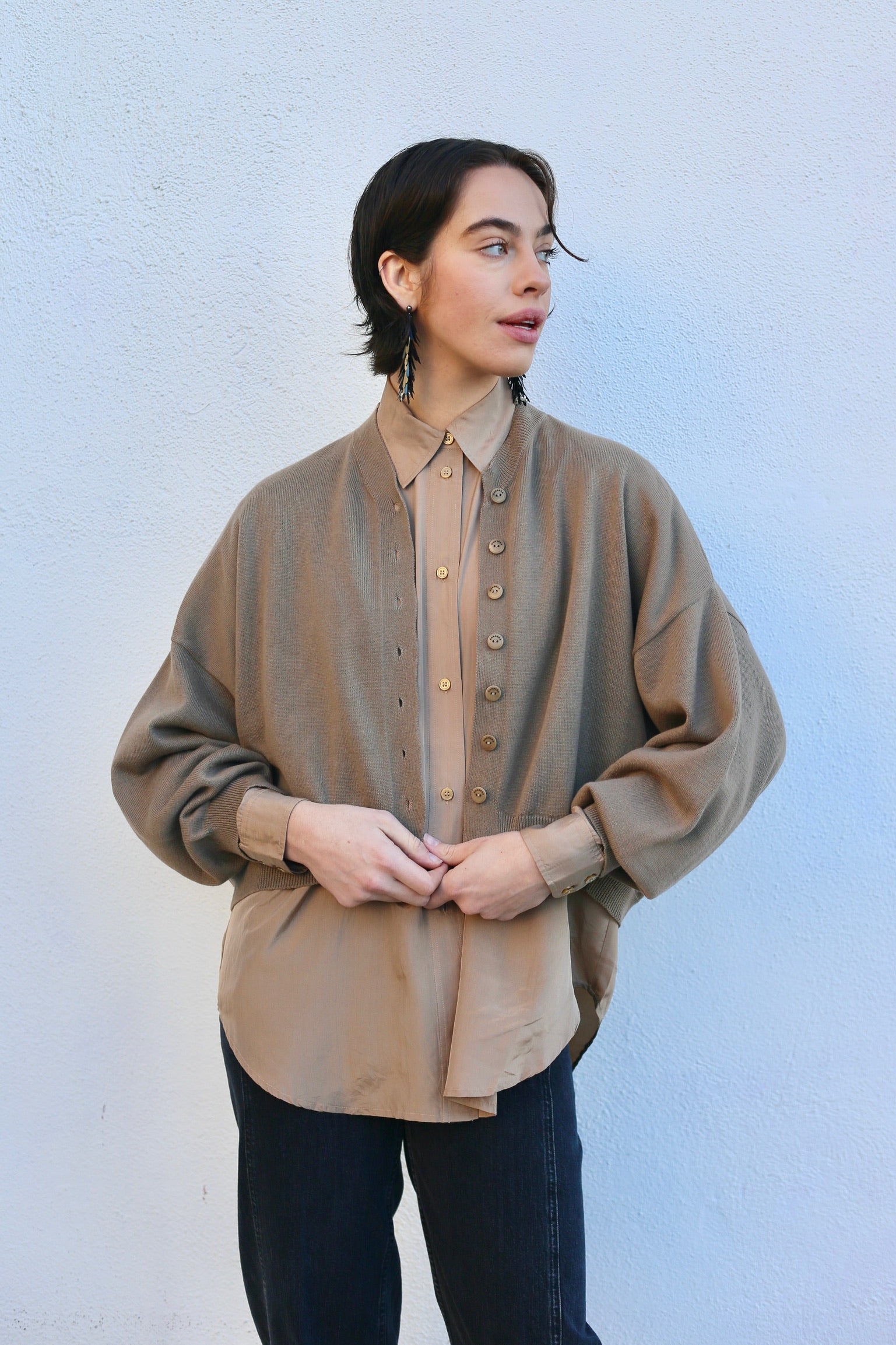 Rachel Comey Risa Top / Khaki Habotai