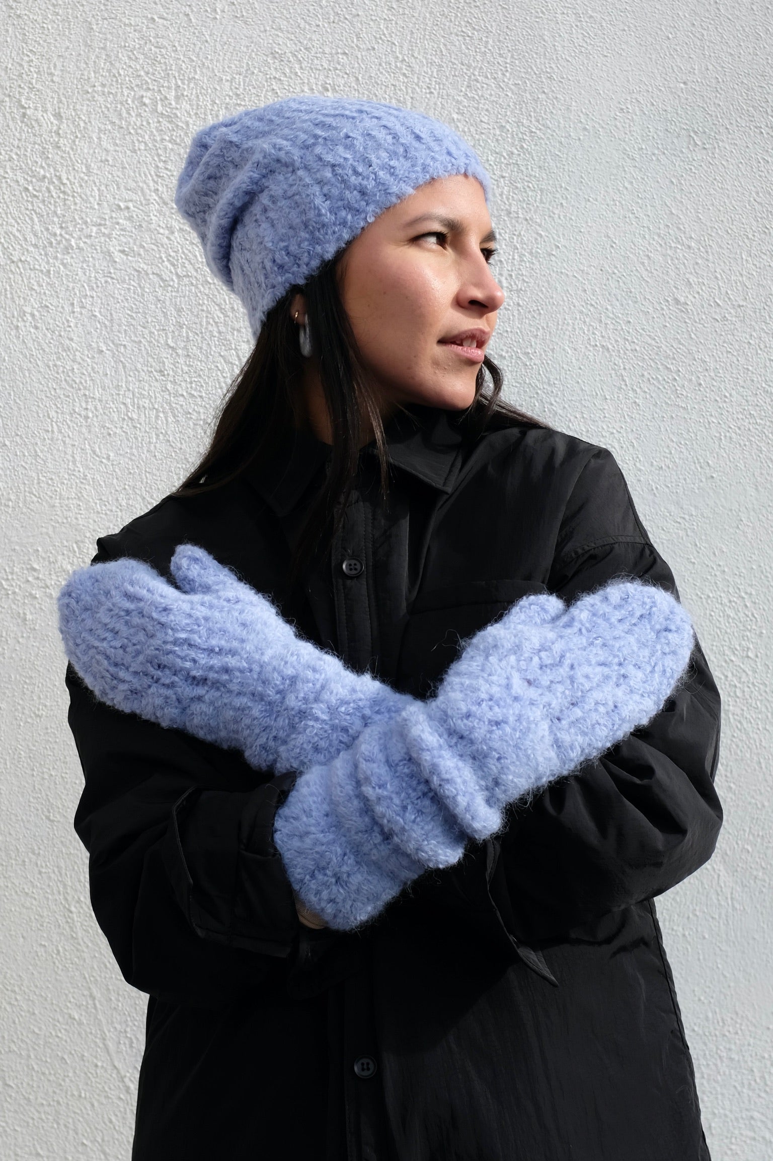 Rus Brazo Mittens / Dusty Blue