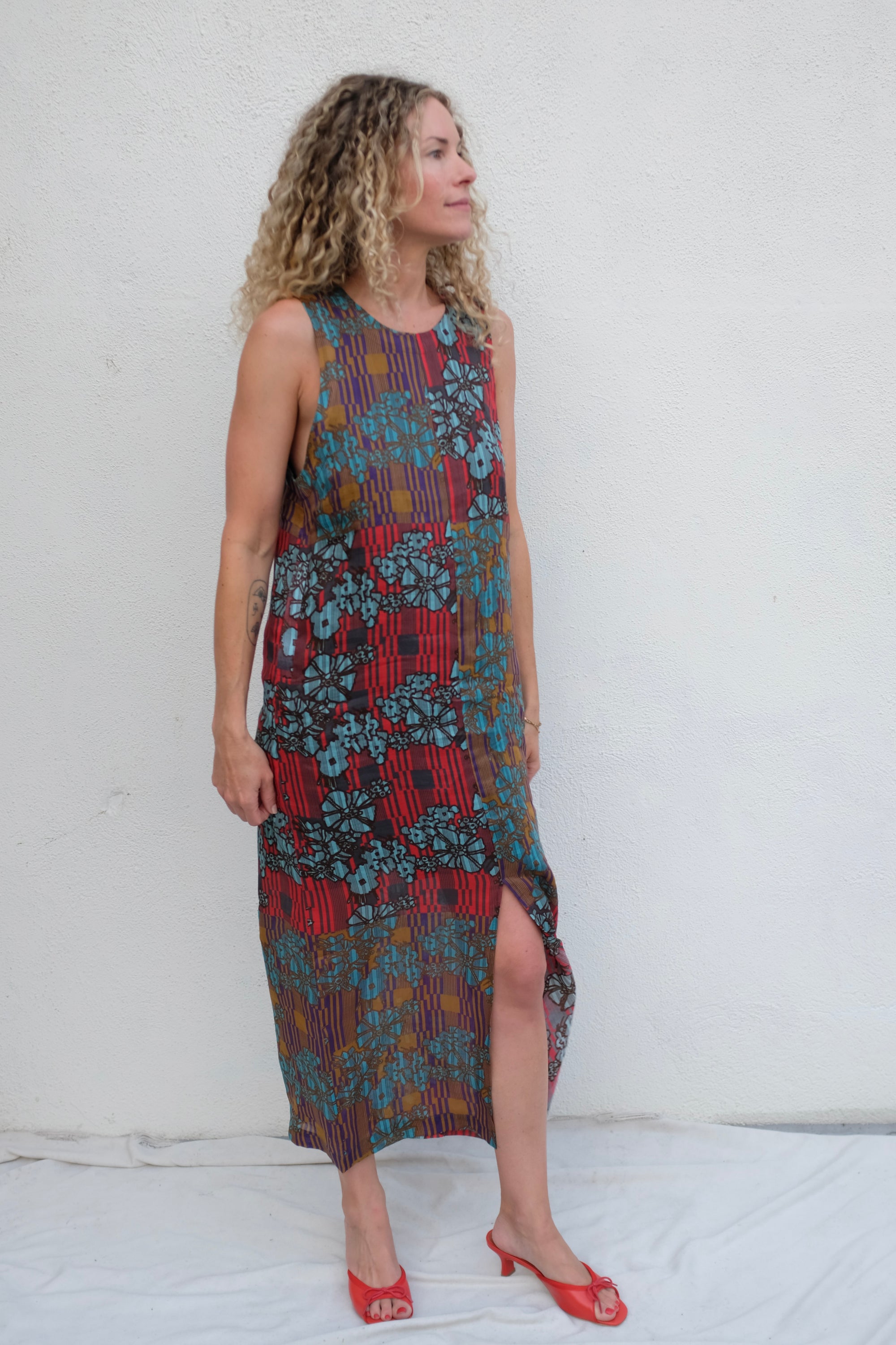 Baldan Dress / Hibiscus Print