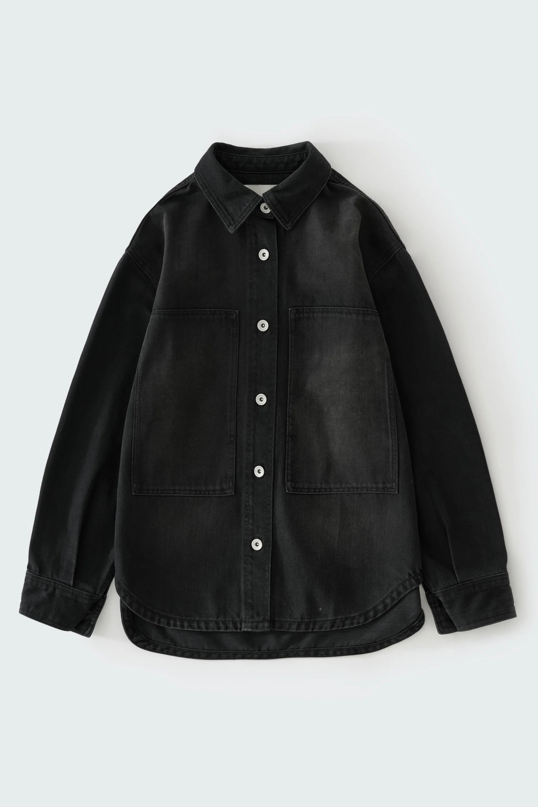 Studio Nicholson Paso Denim Shirt / Faded Black Wash