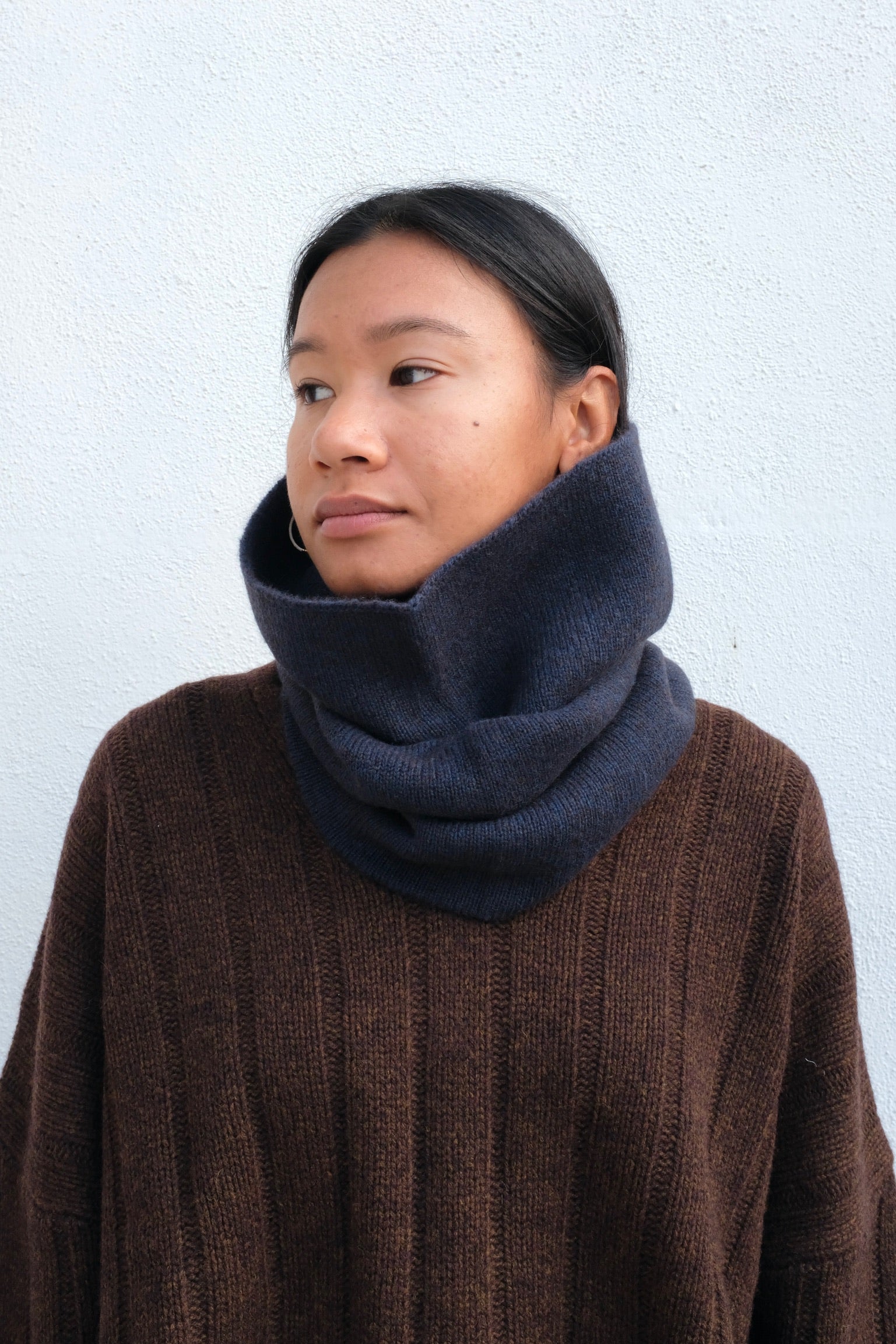 Szeki Signature Yak Ring Scarf / Deep Royal