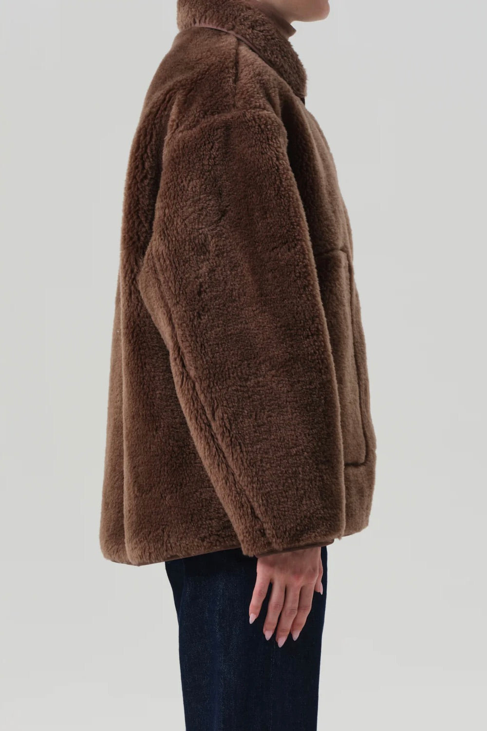 Citizens of Humanity Astrid Sherpa Jacket / Warm Brown