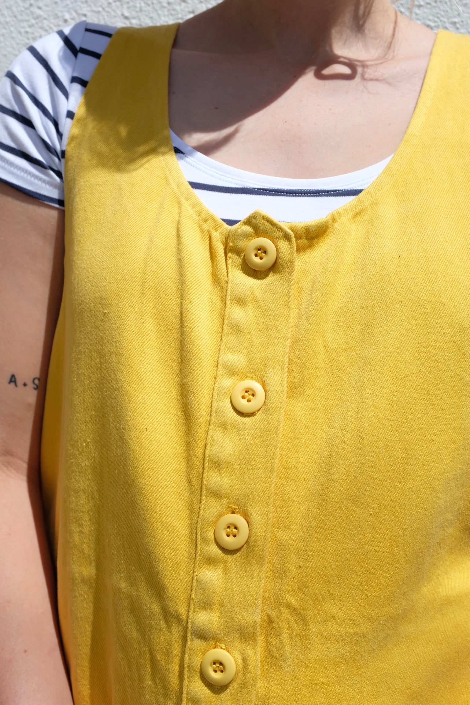 Jungmaven Jumper Dress / Sunshine Yellow