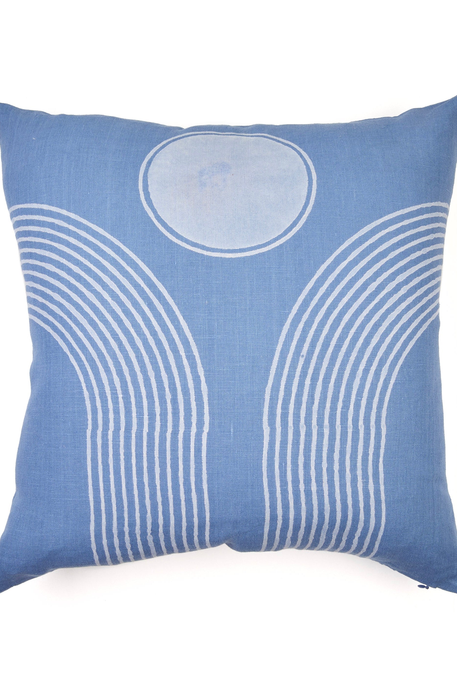 Block Shop Fountain Pillow Case / Steel Blue