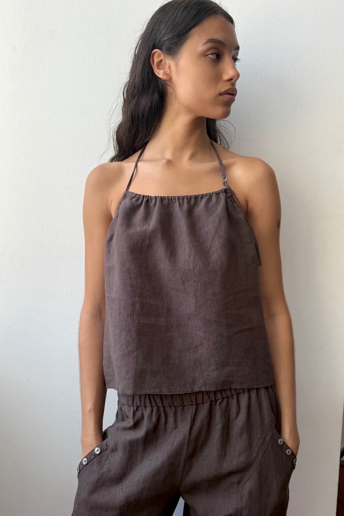 Deiji O Ring Halter / Bark