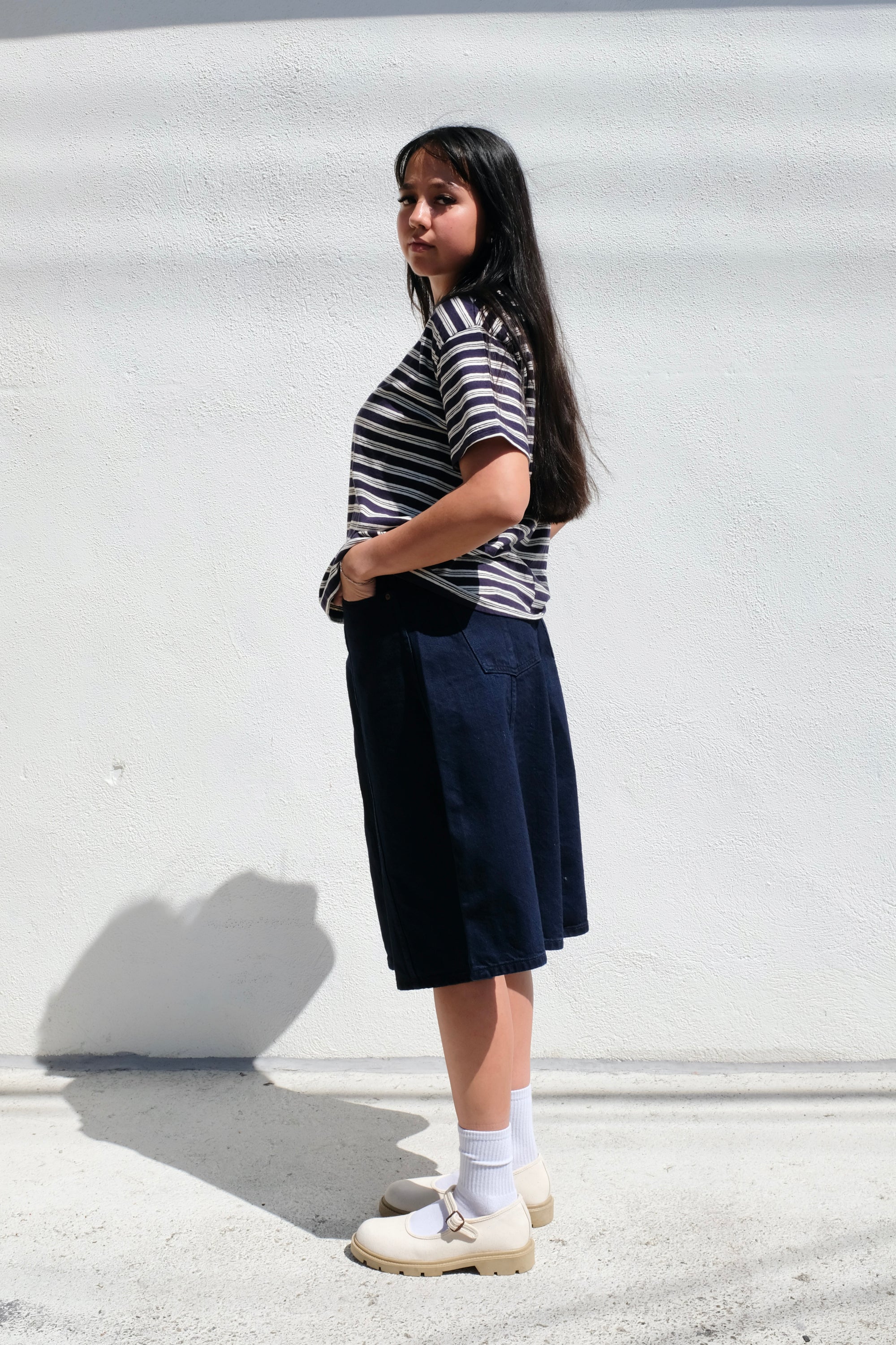 B Sides Simone Skirt / Indigo Rinse