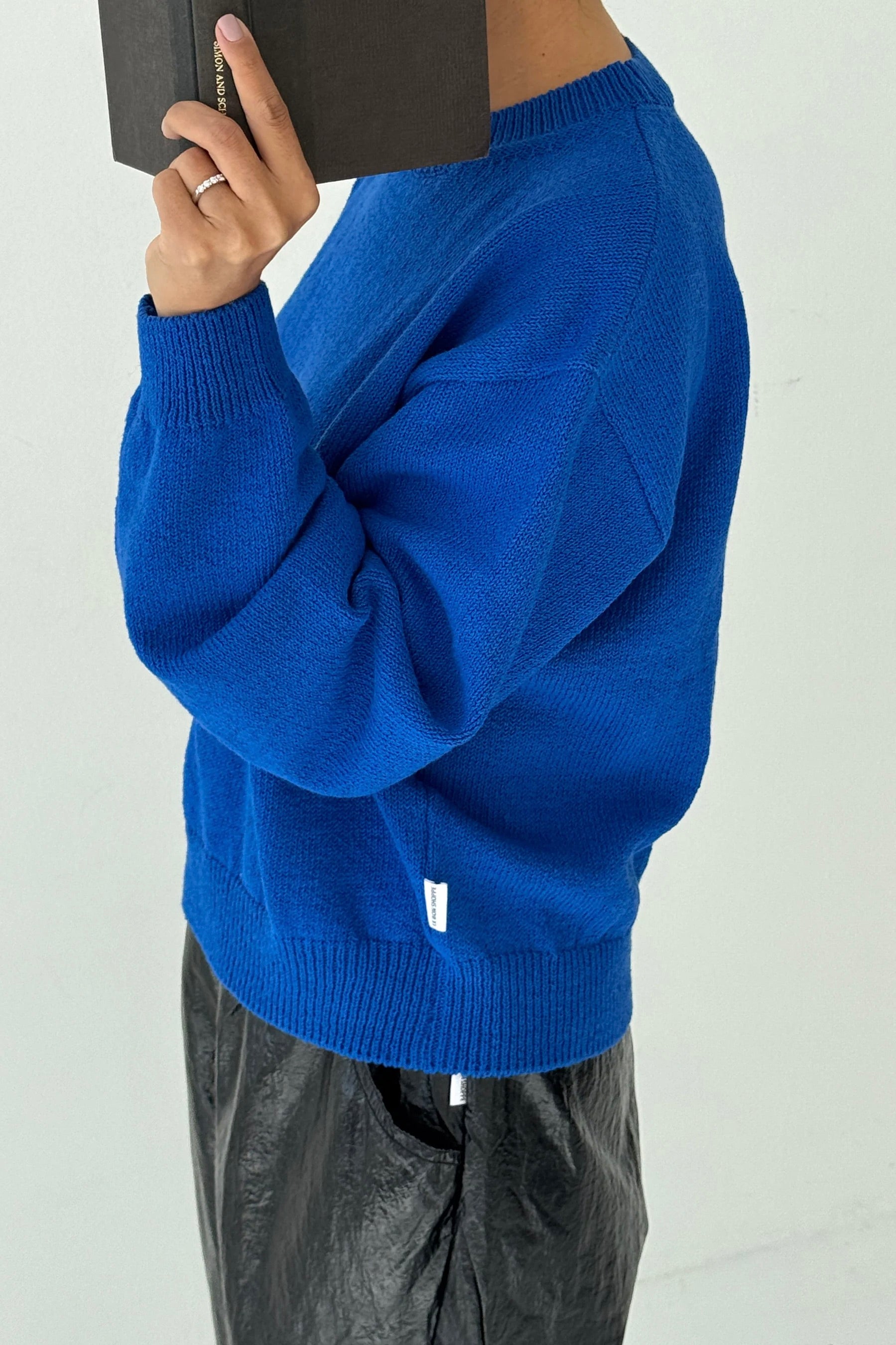 Le Bon Shoppe Milo Cotton Sweater / Cobalt