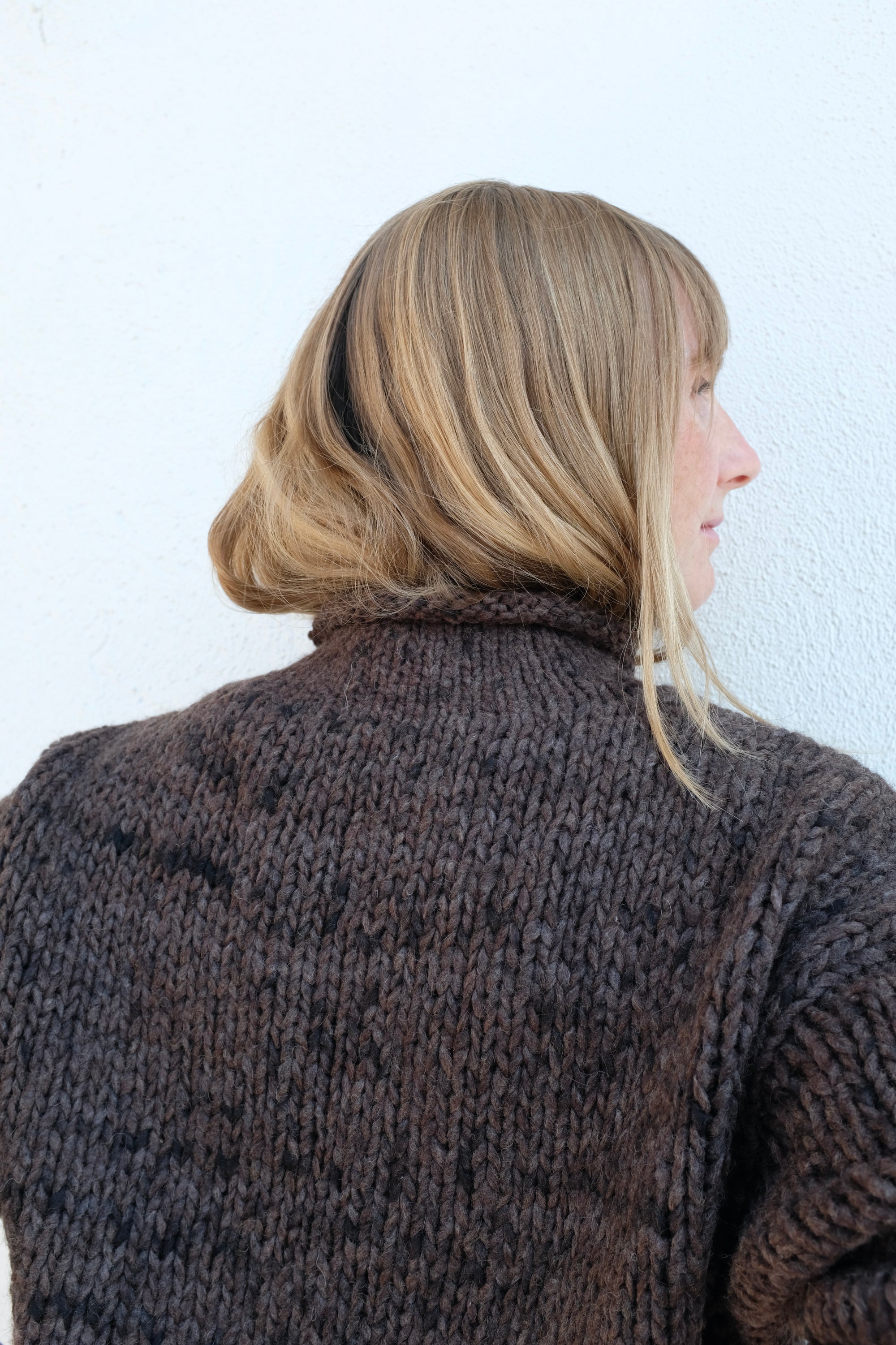 Lauren Manoogian Handknit Paint Rollneck / Black