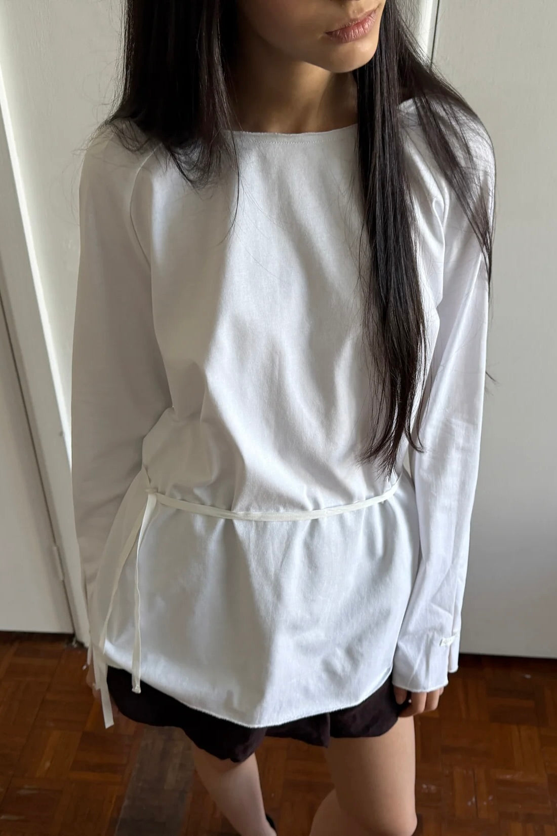 Deiji Wided Longsleeve / White