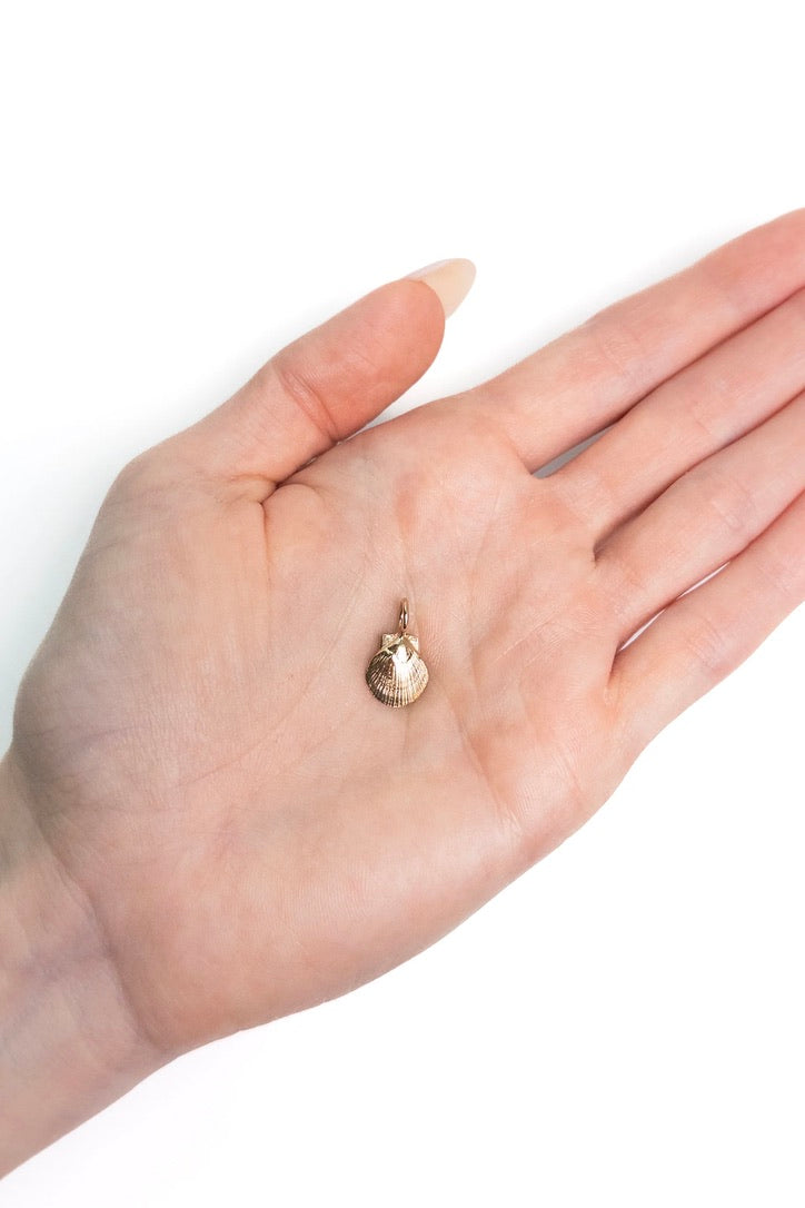 Rokosz Jewelry Scallop / 10k Solid Yellow Gold