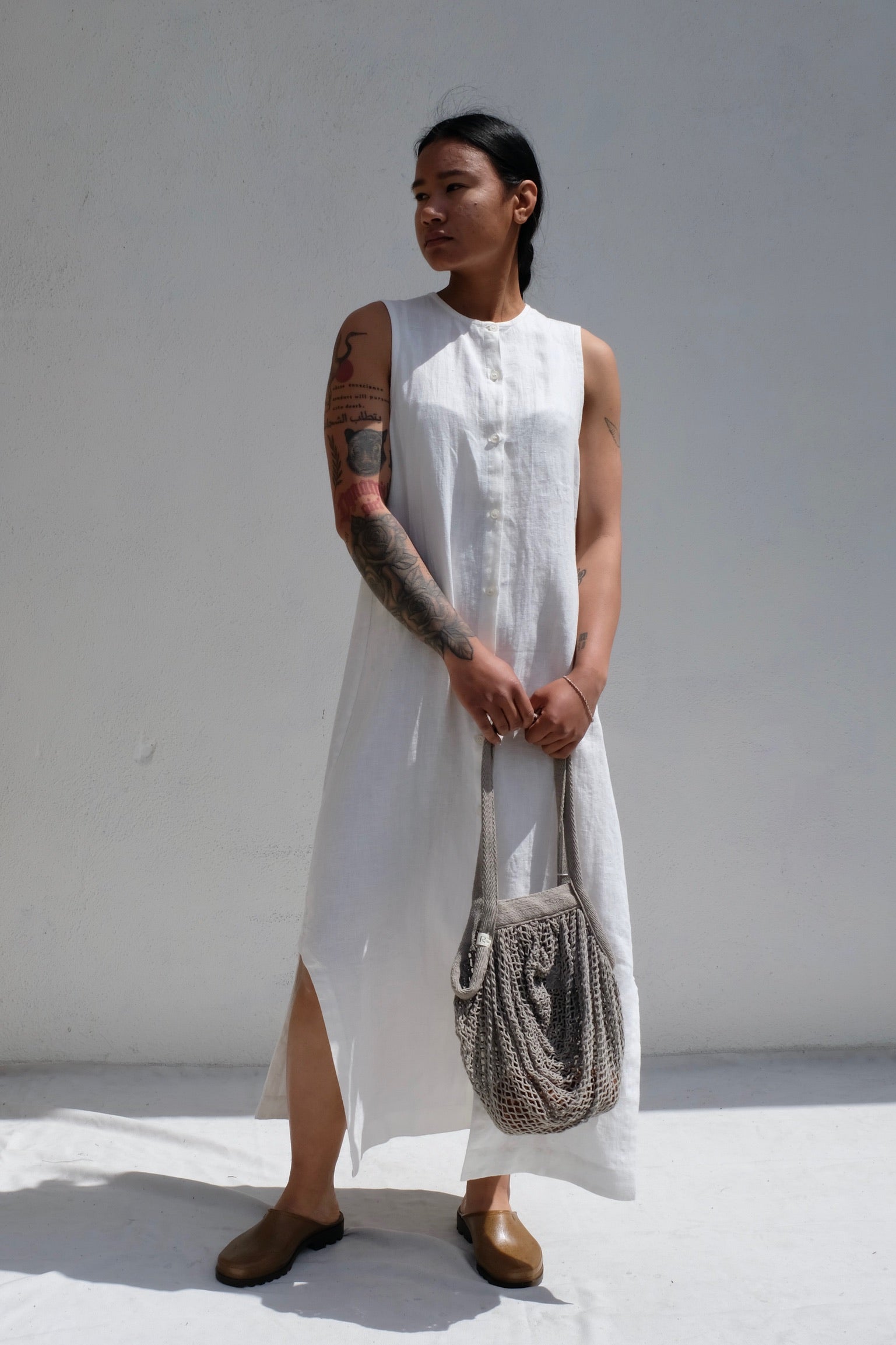 Zii Ropa Hal Dress / White