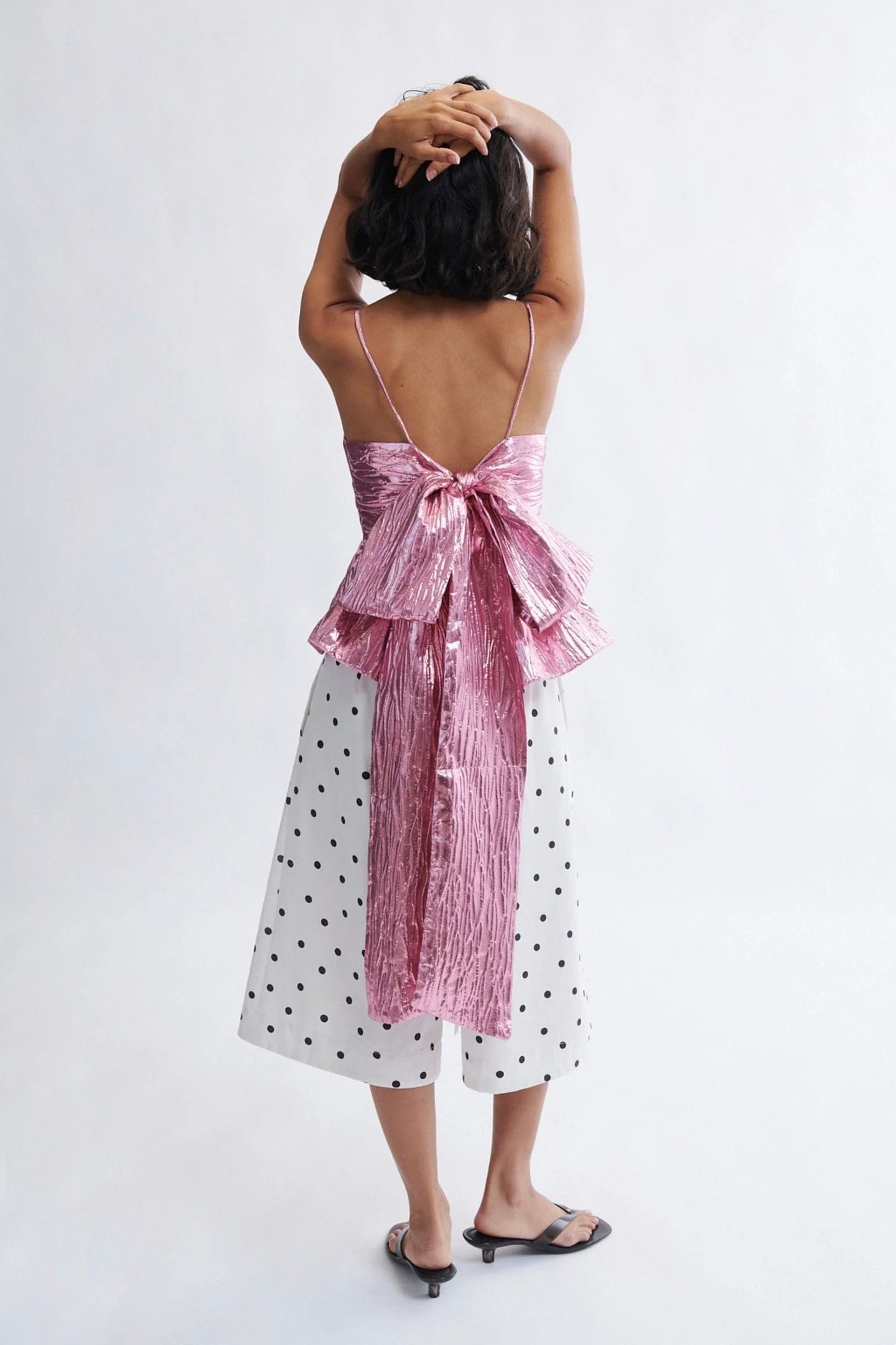 Agnes Top / Pink Metallic