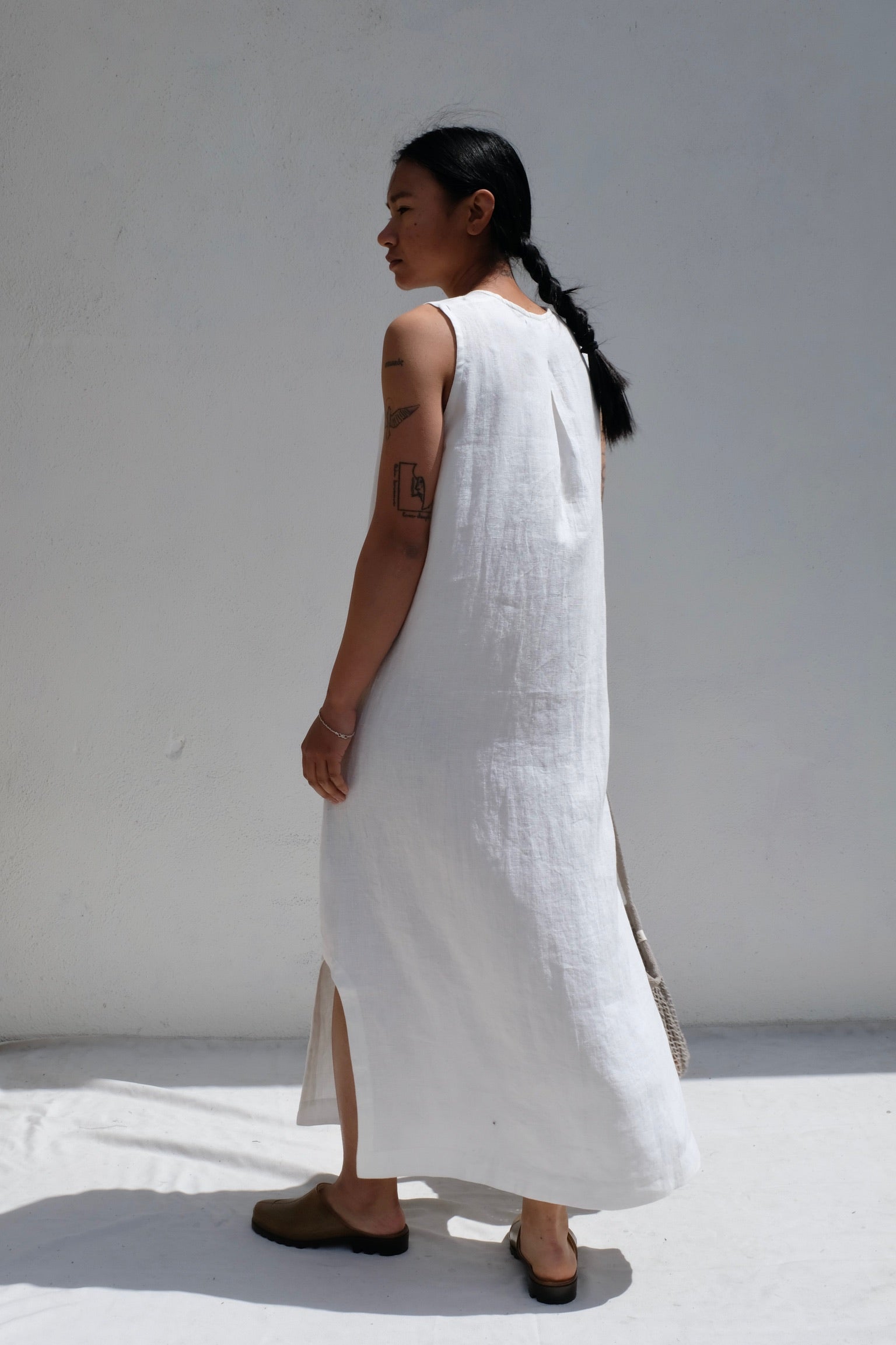 Zii Ropa Hal Dress / White