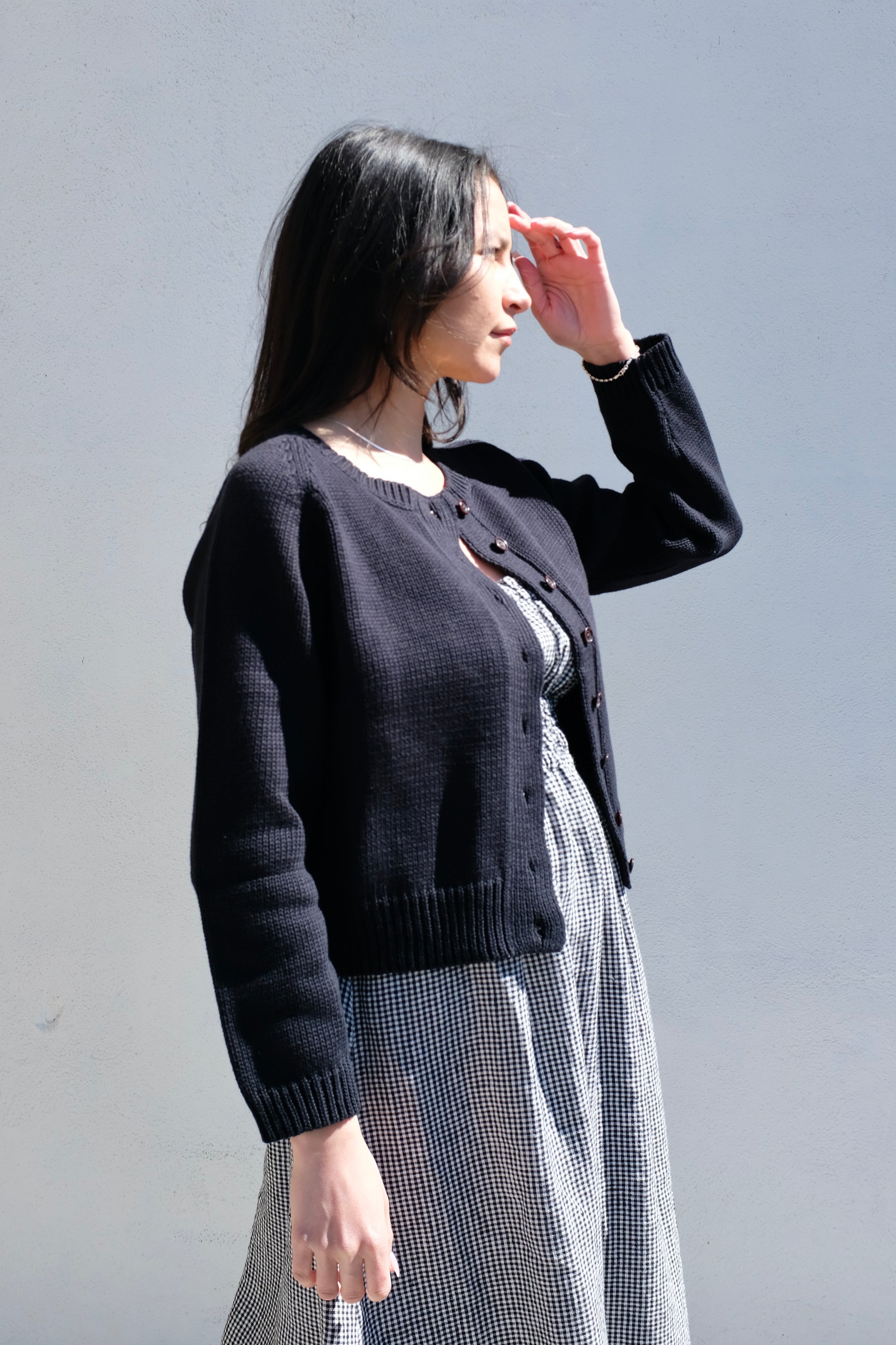 Gillian Stevens Mabel Cardigan / Navy