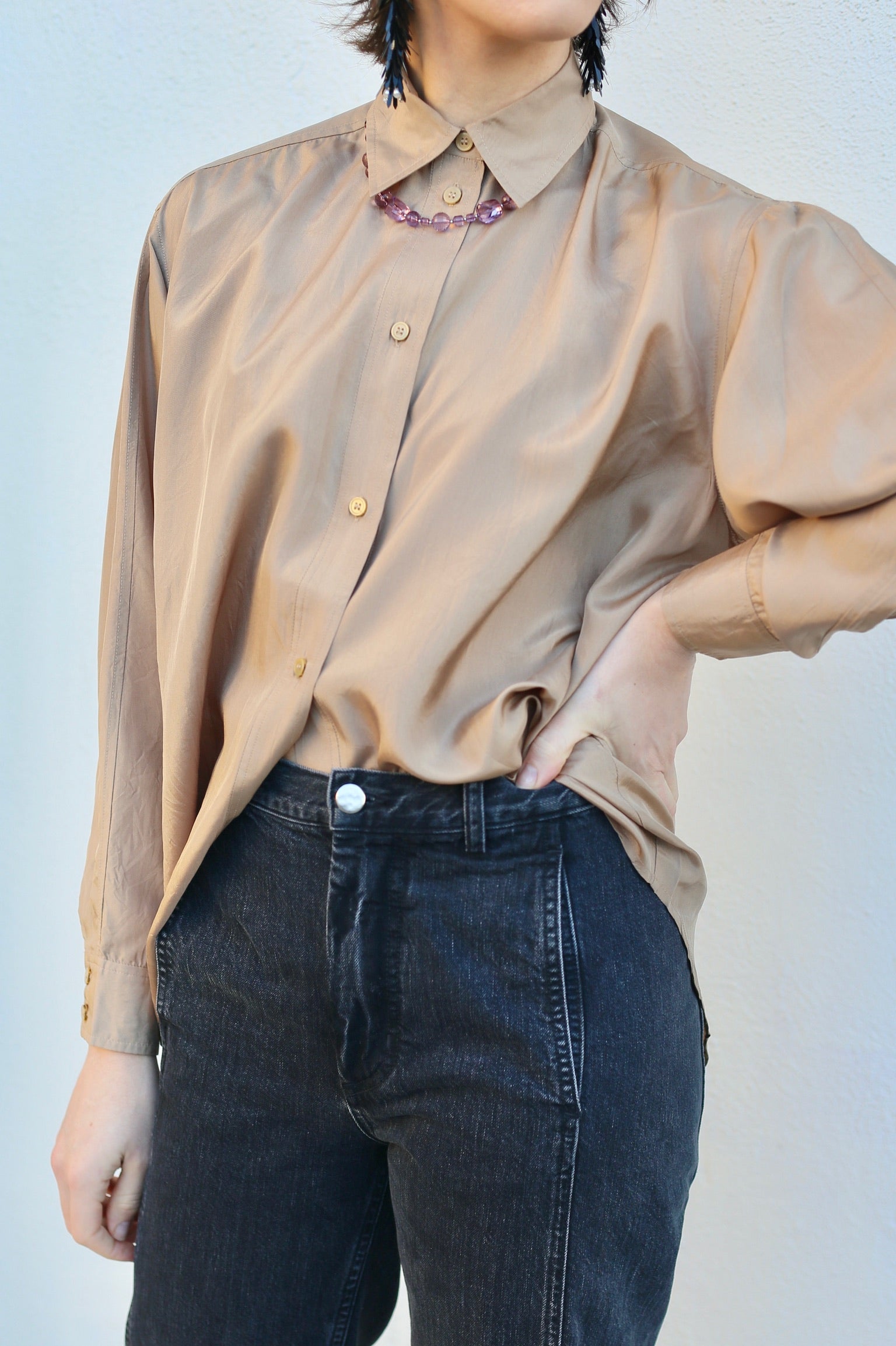 Rachel Comey Risa Top / Khaki Habotai