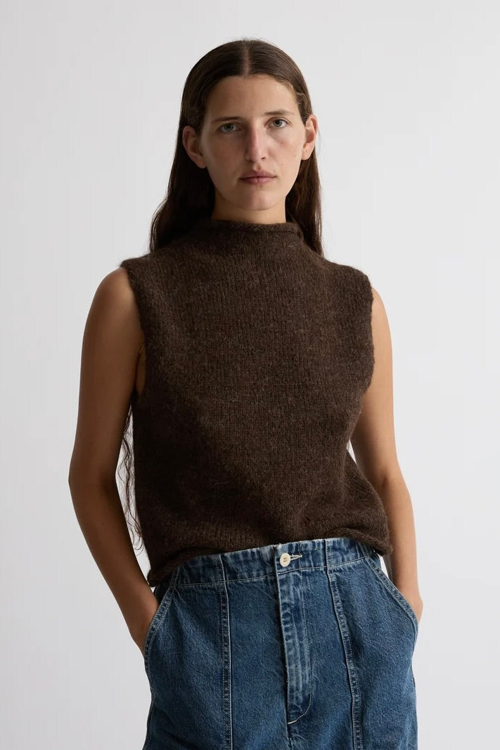 Shaina Mote Roll Vest / Mud