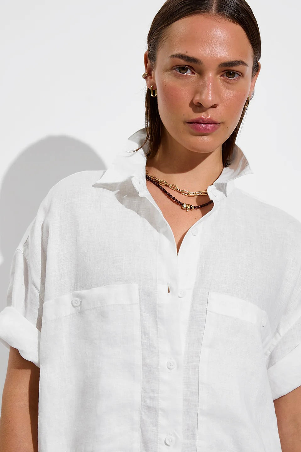 Left On Friday Getaway Mini Dress / Coconut