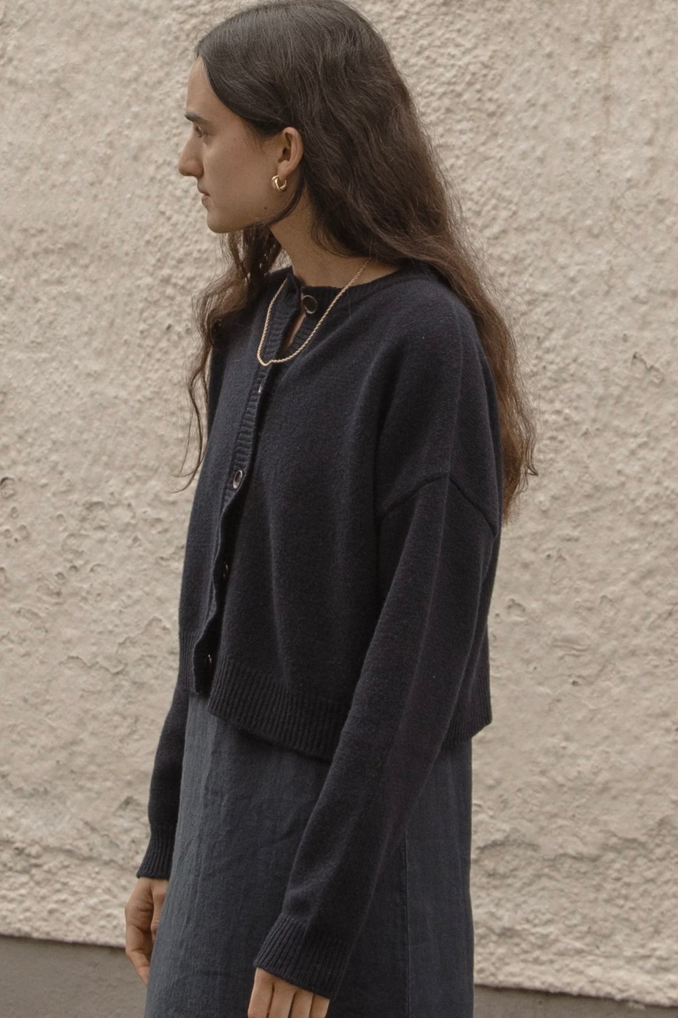 Gillian Stevens Gisele Cardigan / Navy