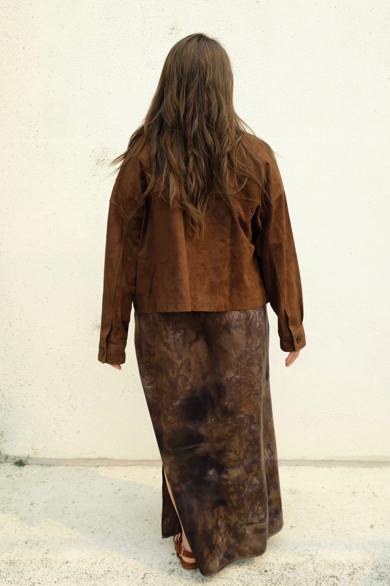 Arma Miri Suede Jacket / Mud Brown
