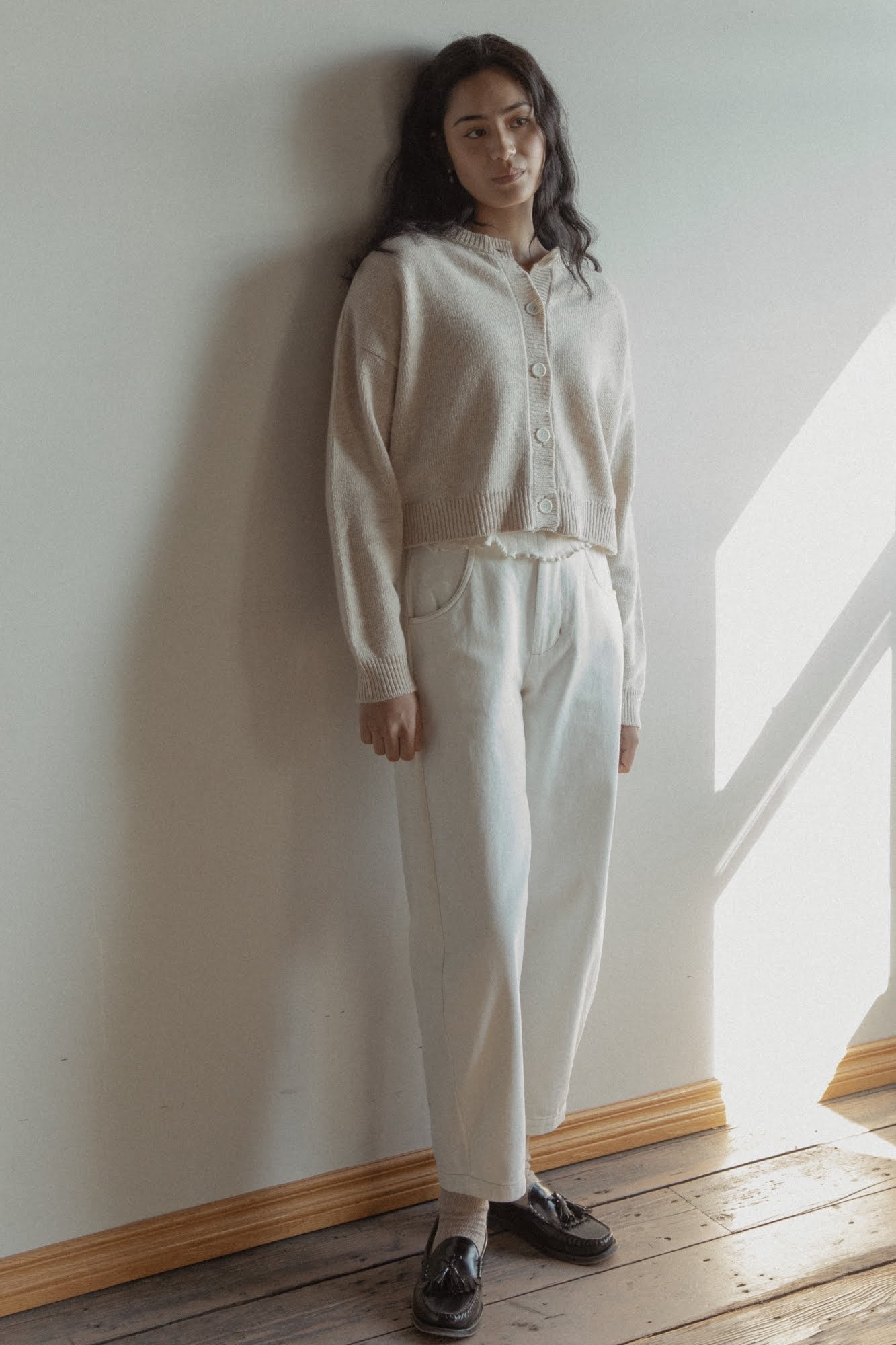 Gillian Stevens Gisele Cardigan / Oat