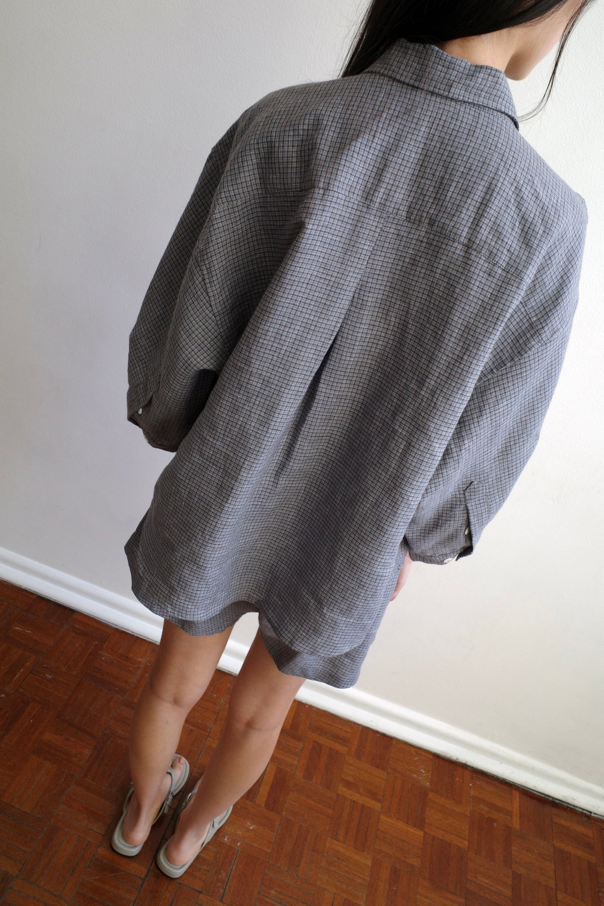 Deiji 03 Set / Indigo Check