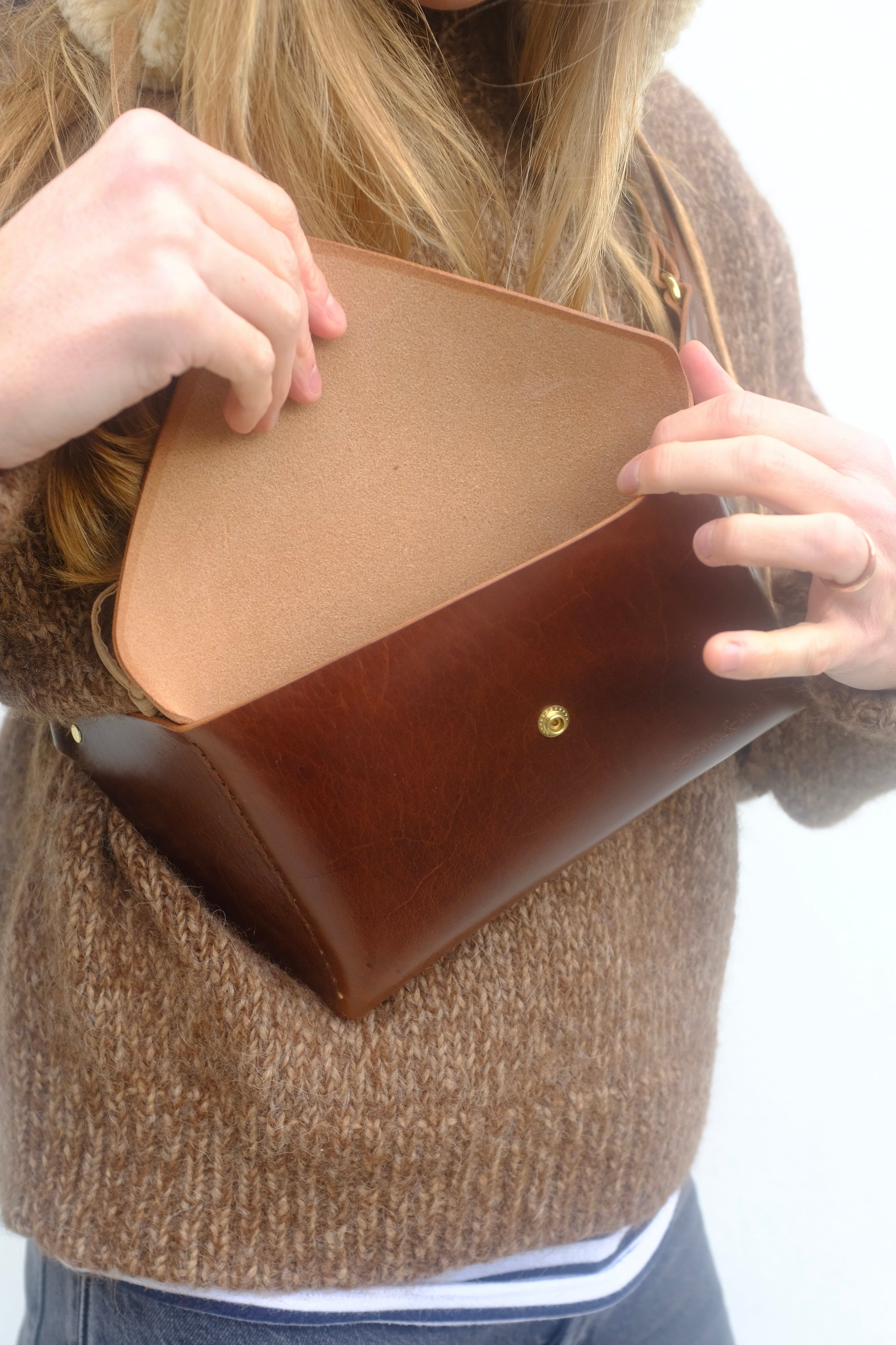 Loper & Haas Day Off Bag / Premium Italian Walnut