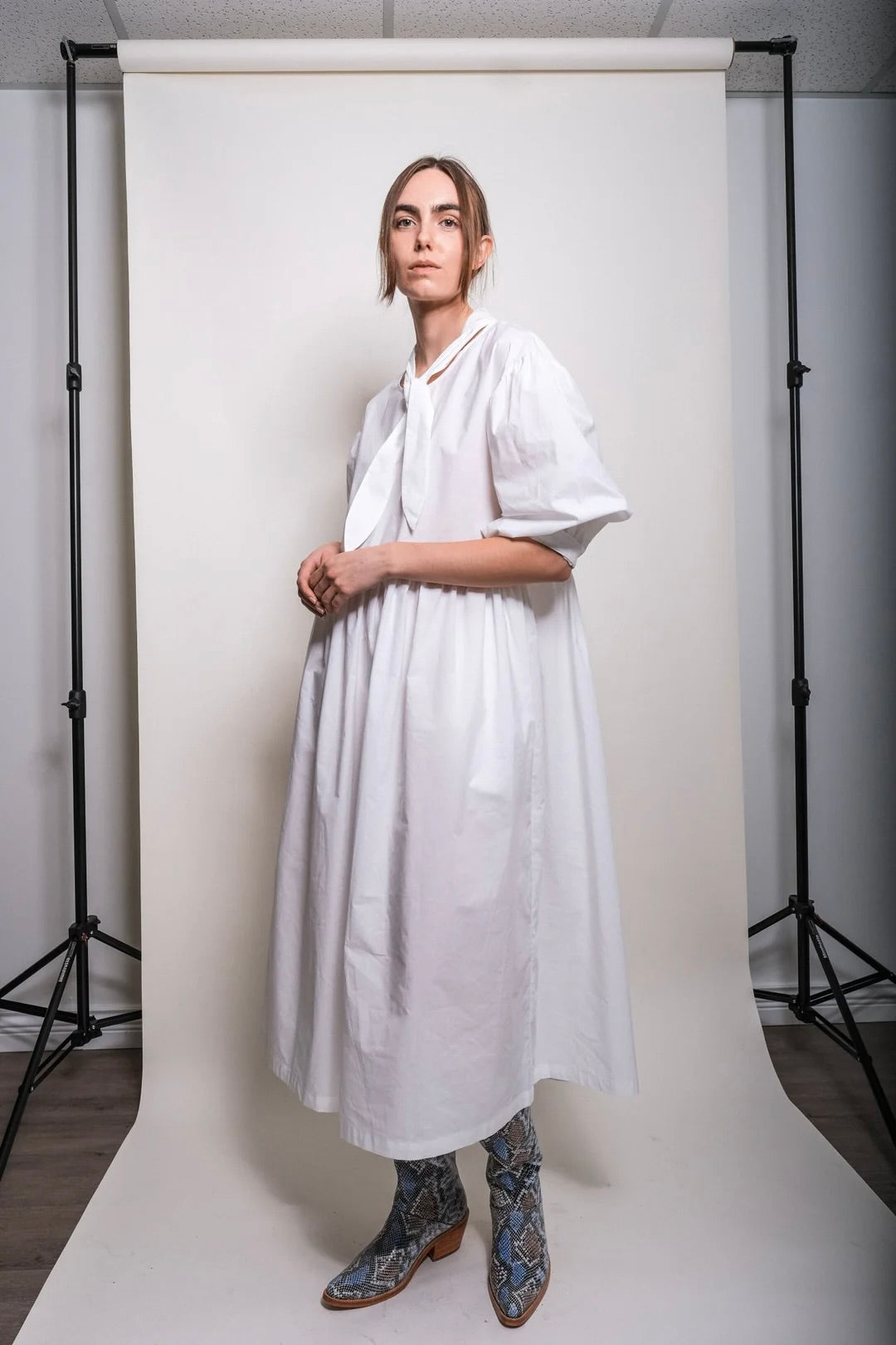 Et Tigre Therise Dress / White