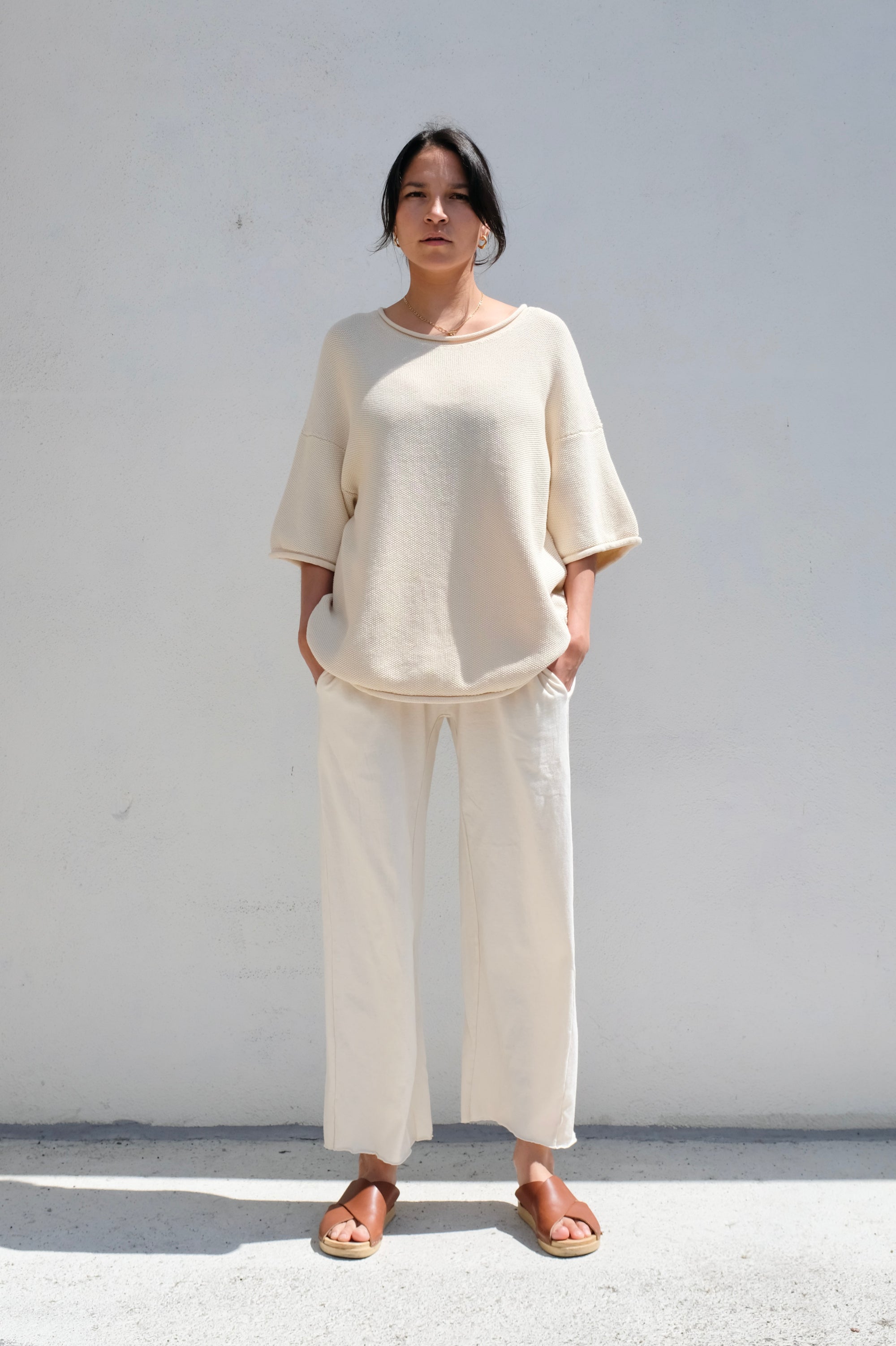 Wol Hide Seed Sweater / Natural