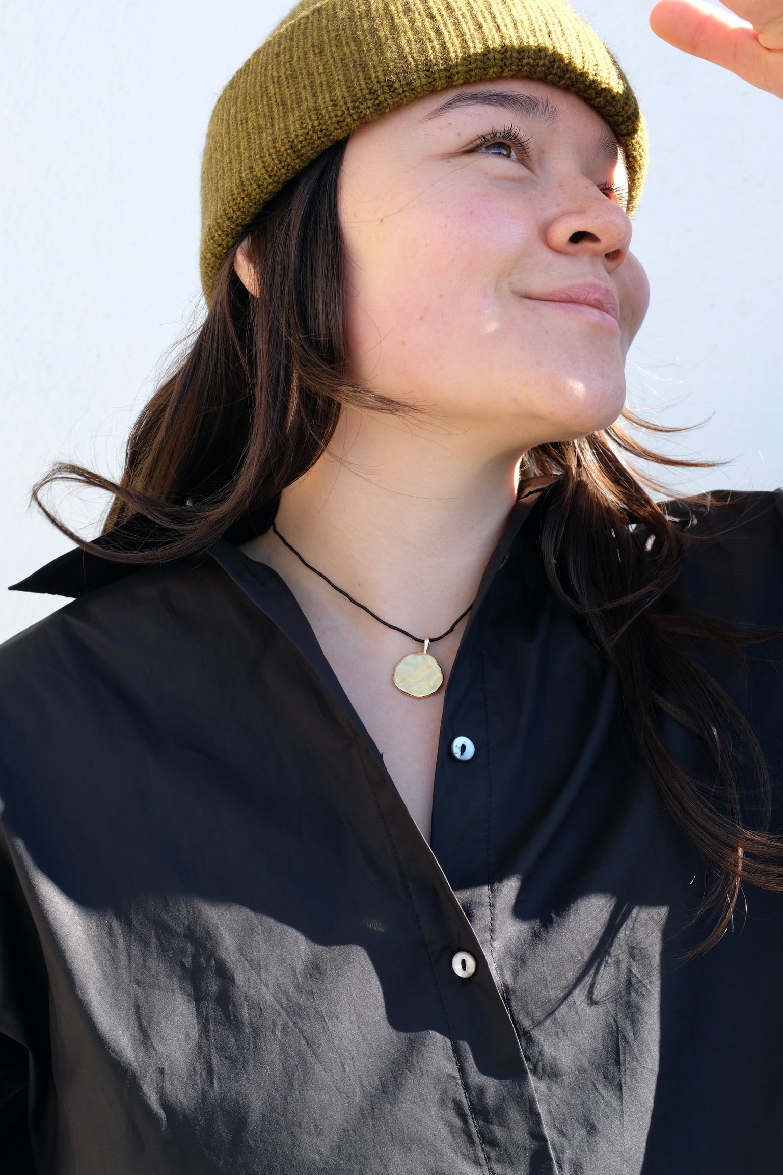 Mercurial Studio Petra Medallion / Gold and Silk