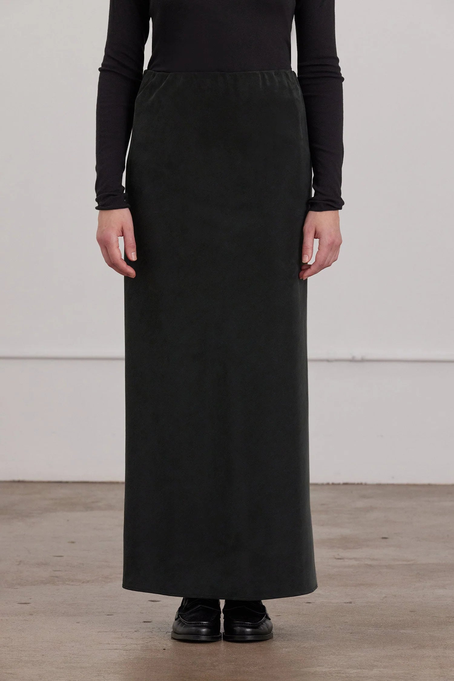 Bias Skirt / Black