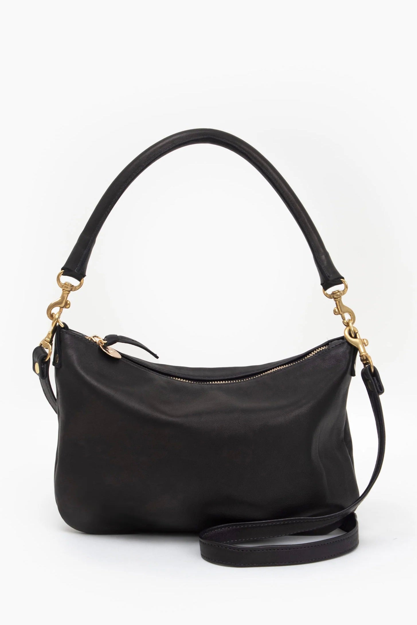 Petit Moyen Messenger / Black Italian Nappa