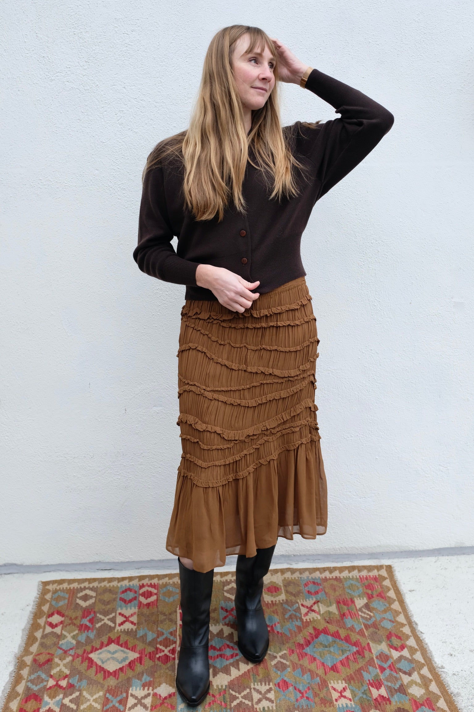 Rachel Comey Cavey Skirt / Ochre