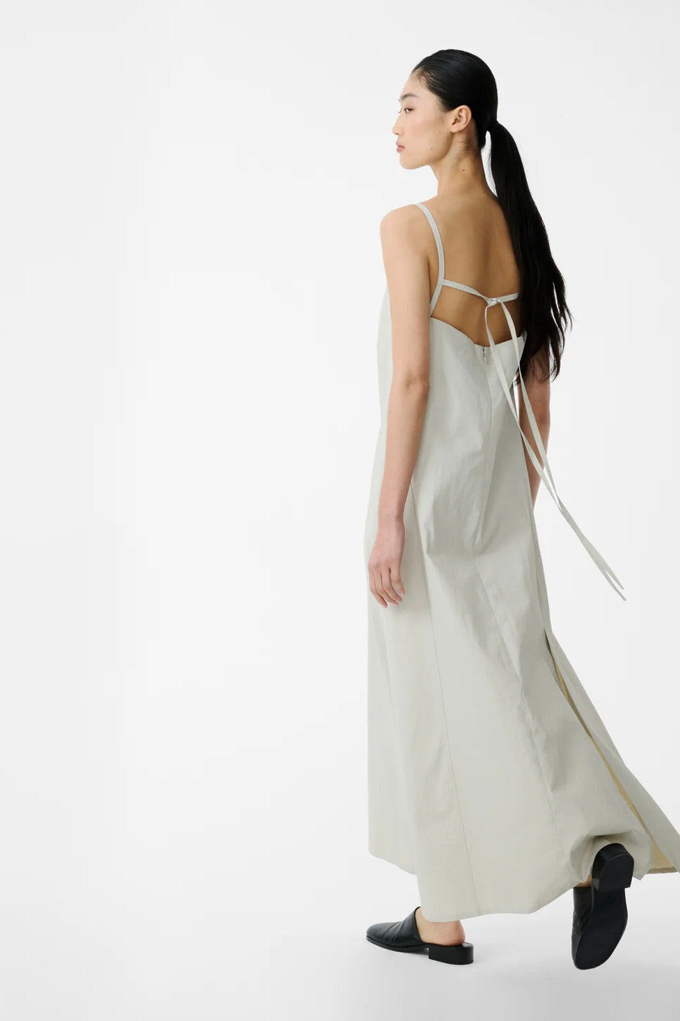 Studio Nicholson Chrono Long Apron Dress / Bone